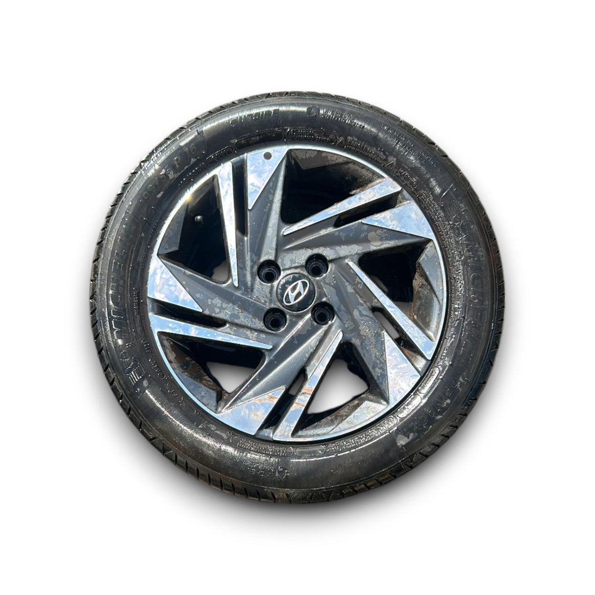 Cerchio In Lega (DIAMANTATO) Hyundai I20 (BC3) cod.52910 - Q0200 (4 Fori / 195 / 65 R16) (2020 &gt; ) - F&amp;P CRASH SRLS - Ricambi Usati
