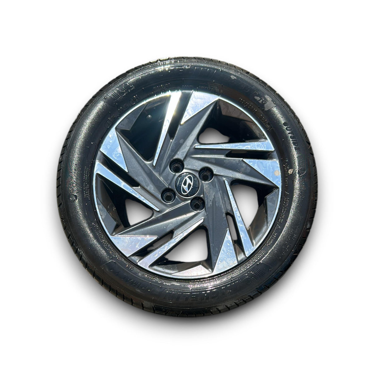 Cerchio In Lega (DIAMANTATO) Hyundai I20 (BC3) cod.52910 - Q0200 (4 Fori / 195 / 65 R16) (2020 &gt; ) - F&amp;P CRASH SRLS - Ricambi Usati
