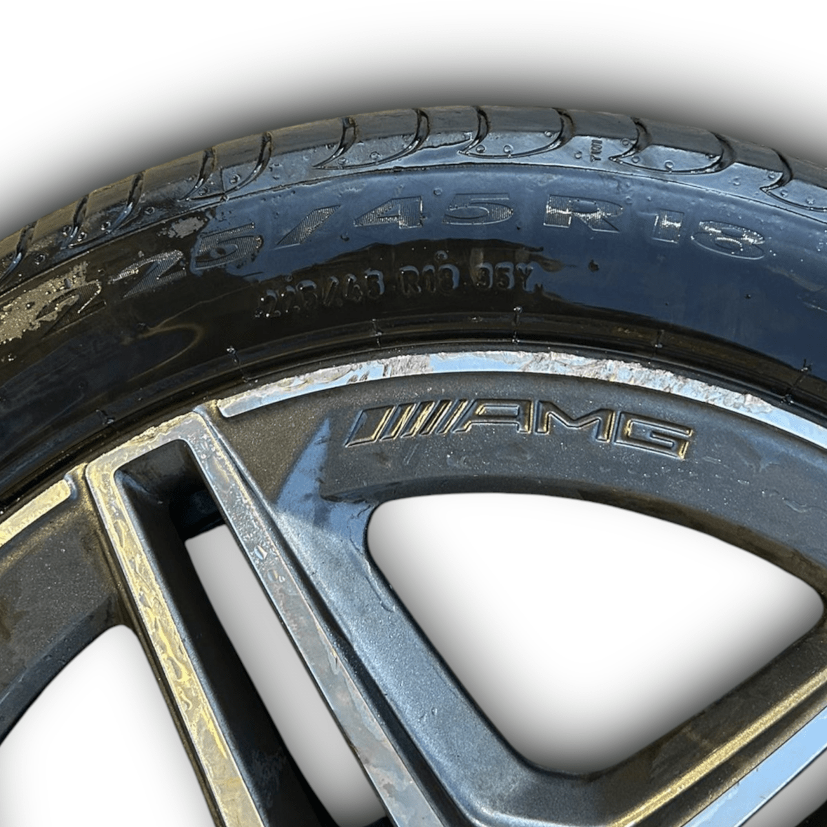 Cerchio in lega diamantato mercedes classe a w177 cod:A1774011500 (2018 >) (225/45 r18) - F&P CRASH SRL - Ricambi Usati