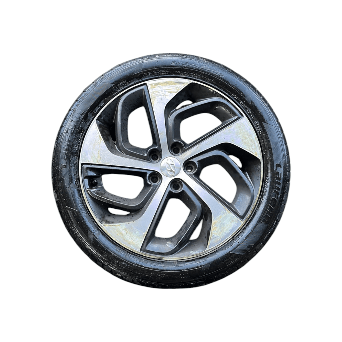 Cerchio in lega diamantato R19 Hyundai Tucson (2015 - 2020) cod.52910 - D7410 245 / 45 R19 - F&amp;P CRASH SRLS - Ricambi Usati