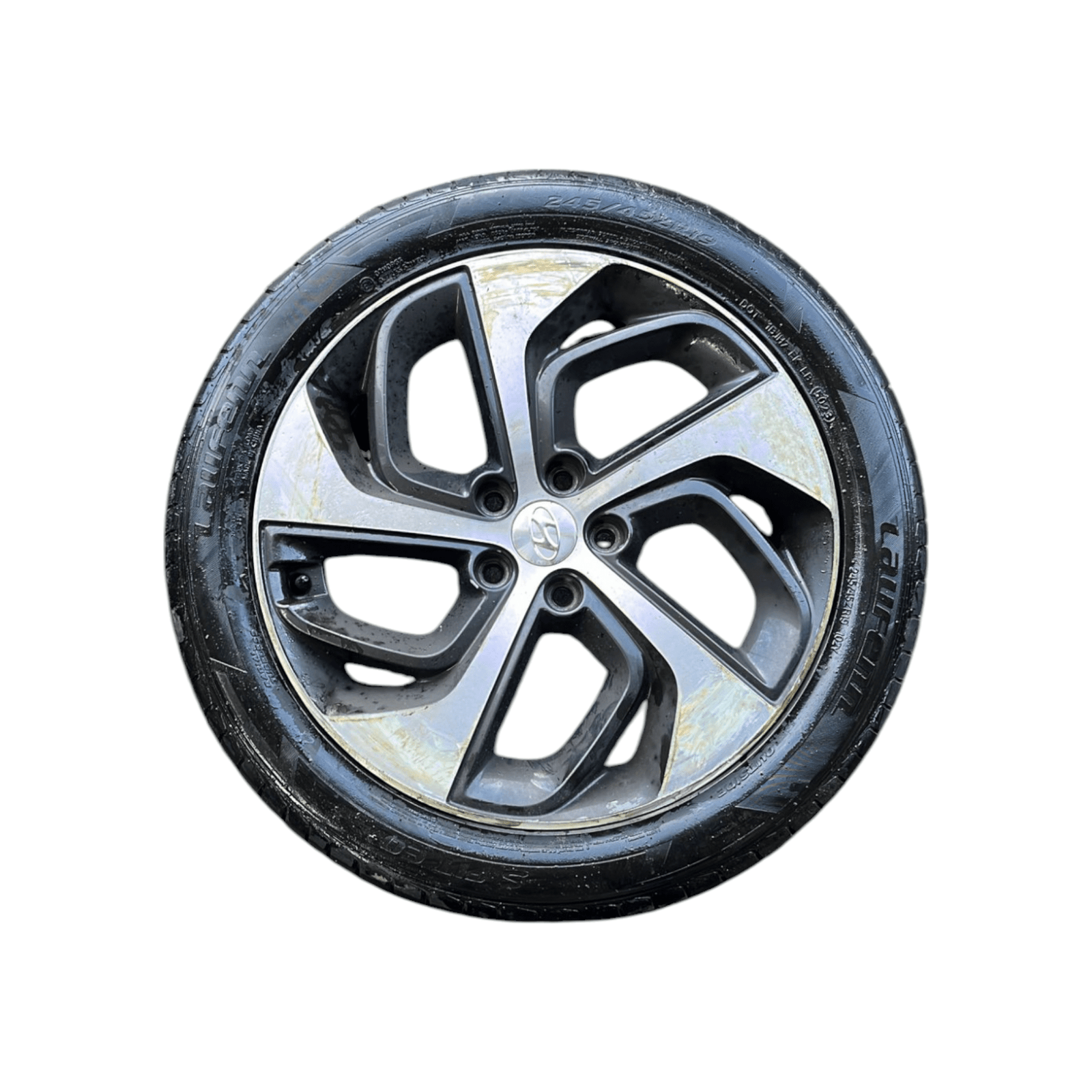 Cerchio in lega diamantato R19 Hyundai Tucson (2015 - 2020) cod.52910 - D7410 245 / 45 R19 - F&P CRASH SRLS - Ricambi Usati