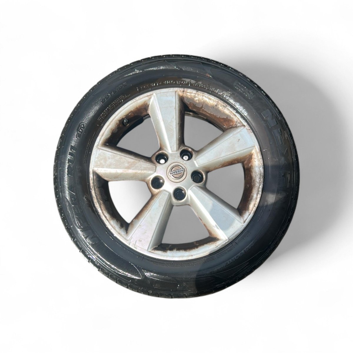 Cerchio in lega Nissan Qashqai (J10) cod.jd110mb55 (2006 &gt; 2014) (5 fori / 215 / 60 r17) - F&amp;P CRASH SRLS - Ricambi Usati
