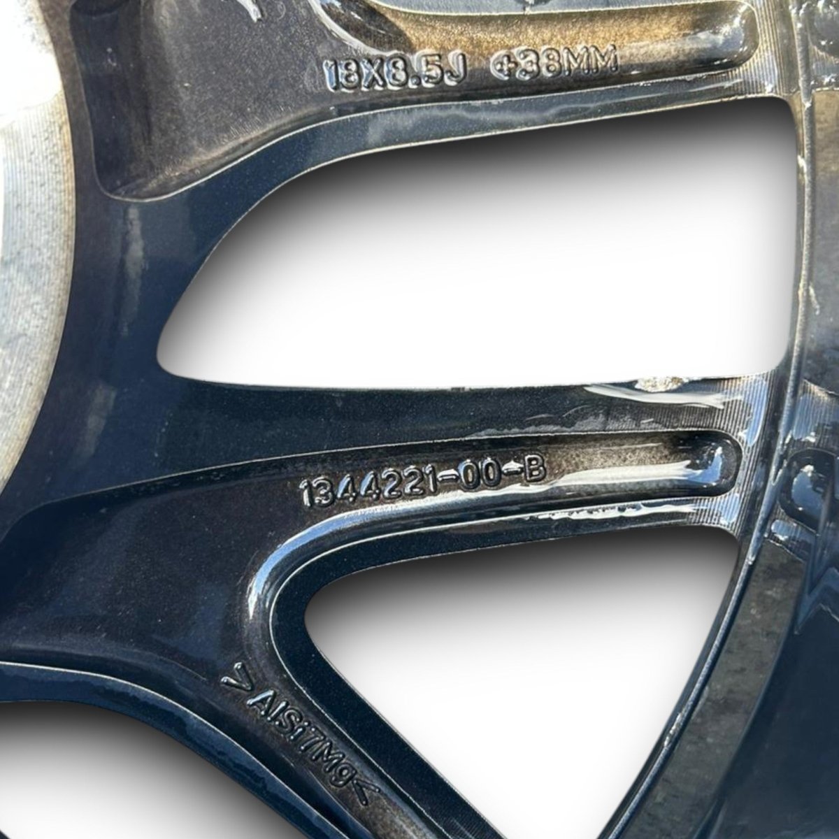 Cerchio in lega tesla model 3 cod:1344221 - 00 - B (2021 >) (235/45 r18) - F&P CRASH SRLS - Ricambi Usati