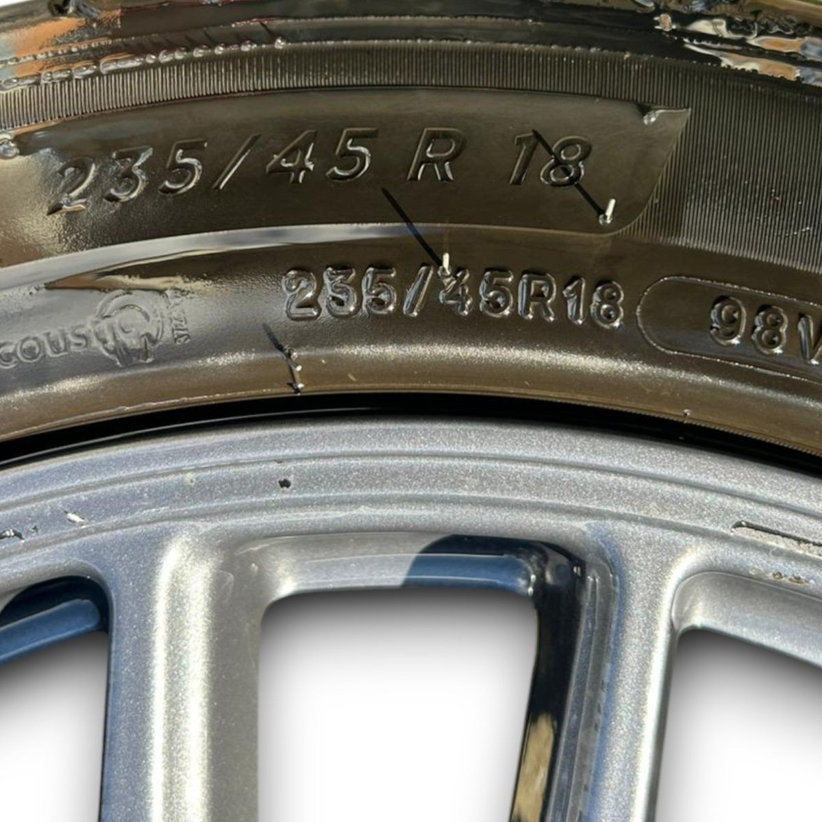 Cerchio in lega tesla model 3 cod:1344221 - 00 - B (2021 >) (235/45 r18) - F&P CRASH SRLS - Ricambi Usati