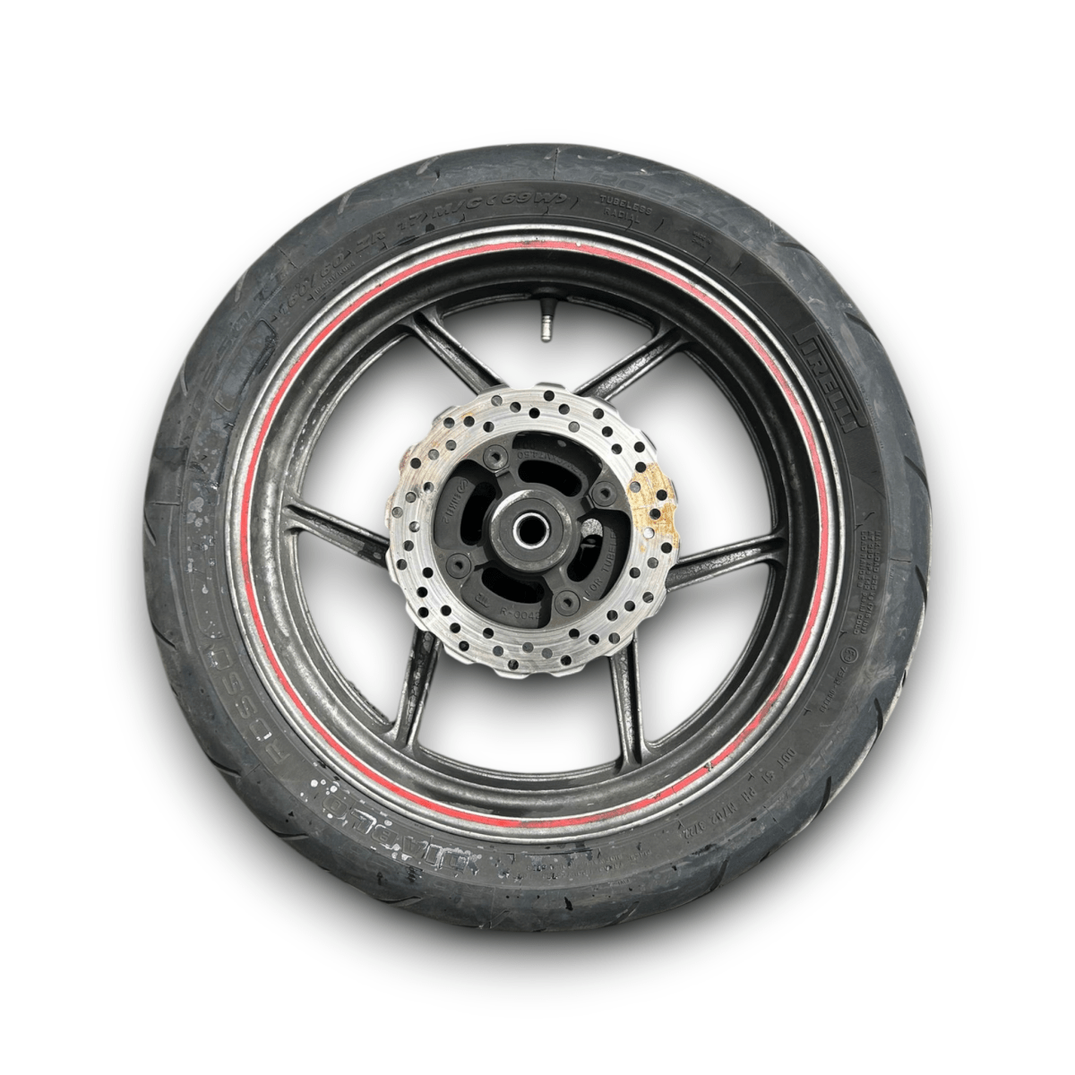 Cerchio posteriore kawasaki er - 6f 650 (2006 > 2008) (160/60 r17) - F&P CRASH SRL - Ricambi Usati
