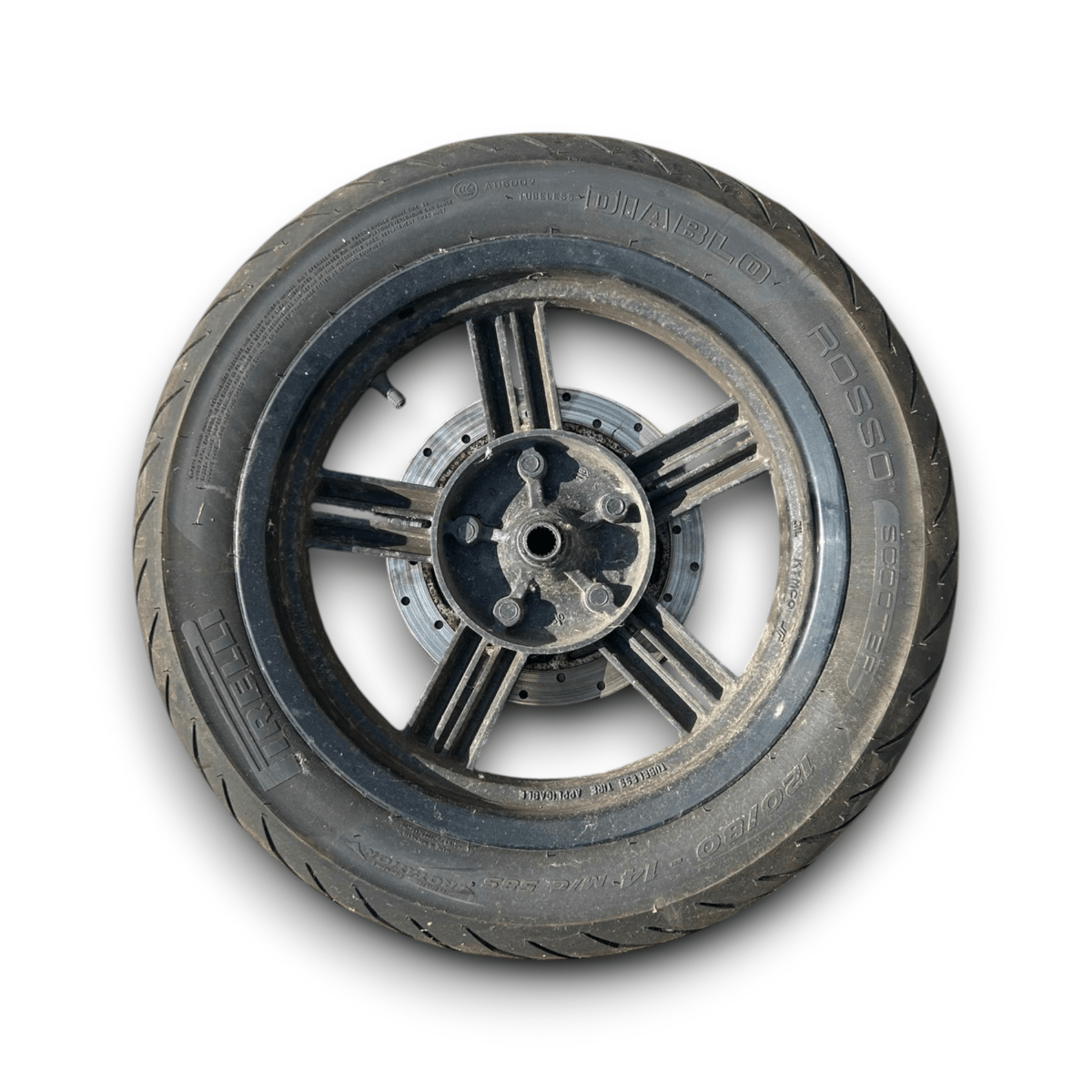 Cerchio posteriore kymco agility 125 (2015 > 2017) (120/80 r14) - F&P CRASH SRL - Ricambi Usati