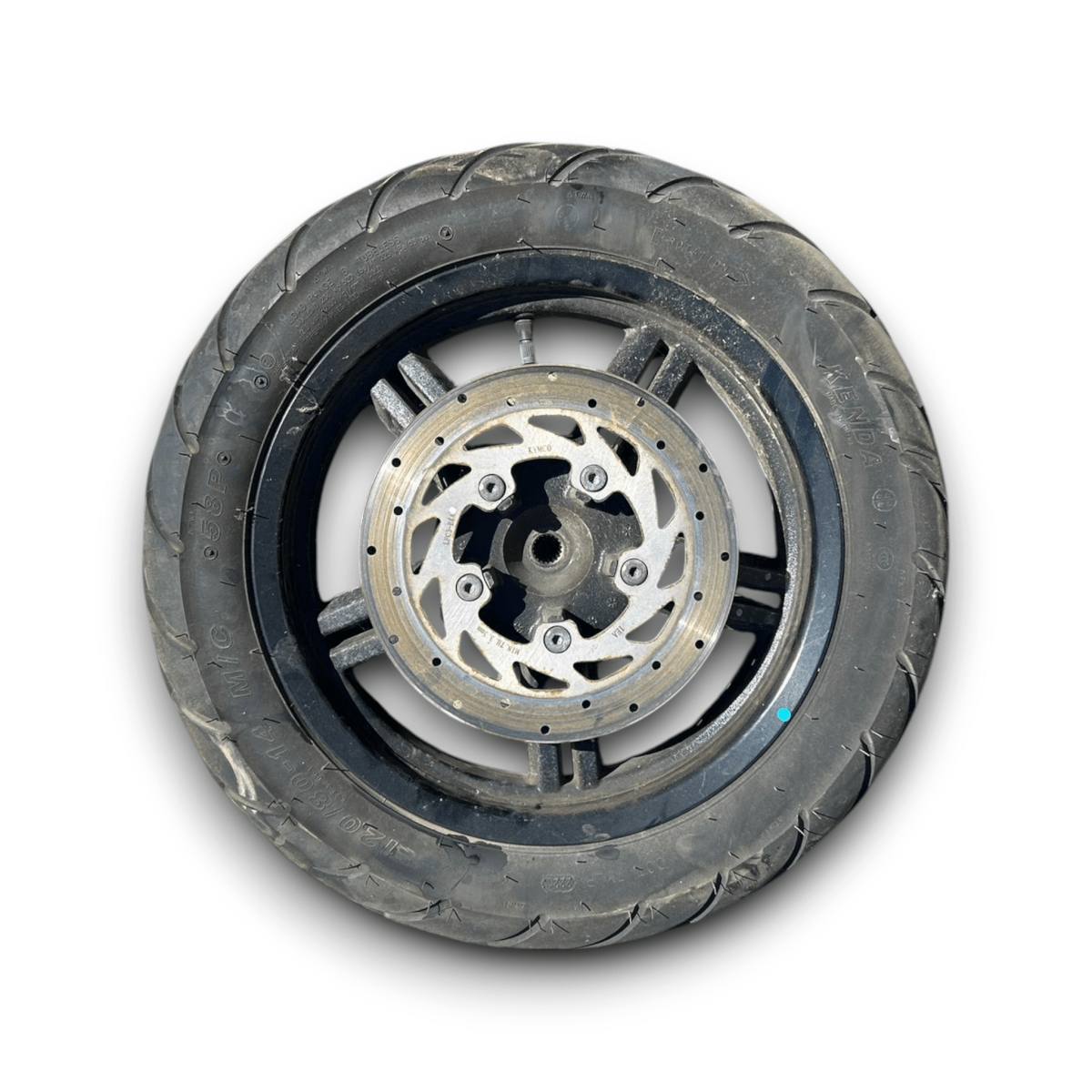 Cerchio posteriore kymco agility 125 r16+ (2015 > 2017) (120/80 r14) - F&P CRASH SRL - Ricambi Usati