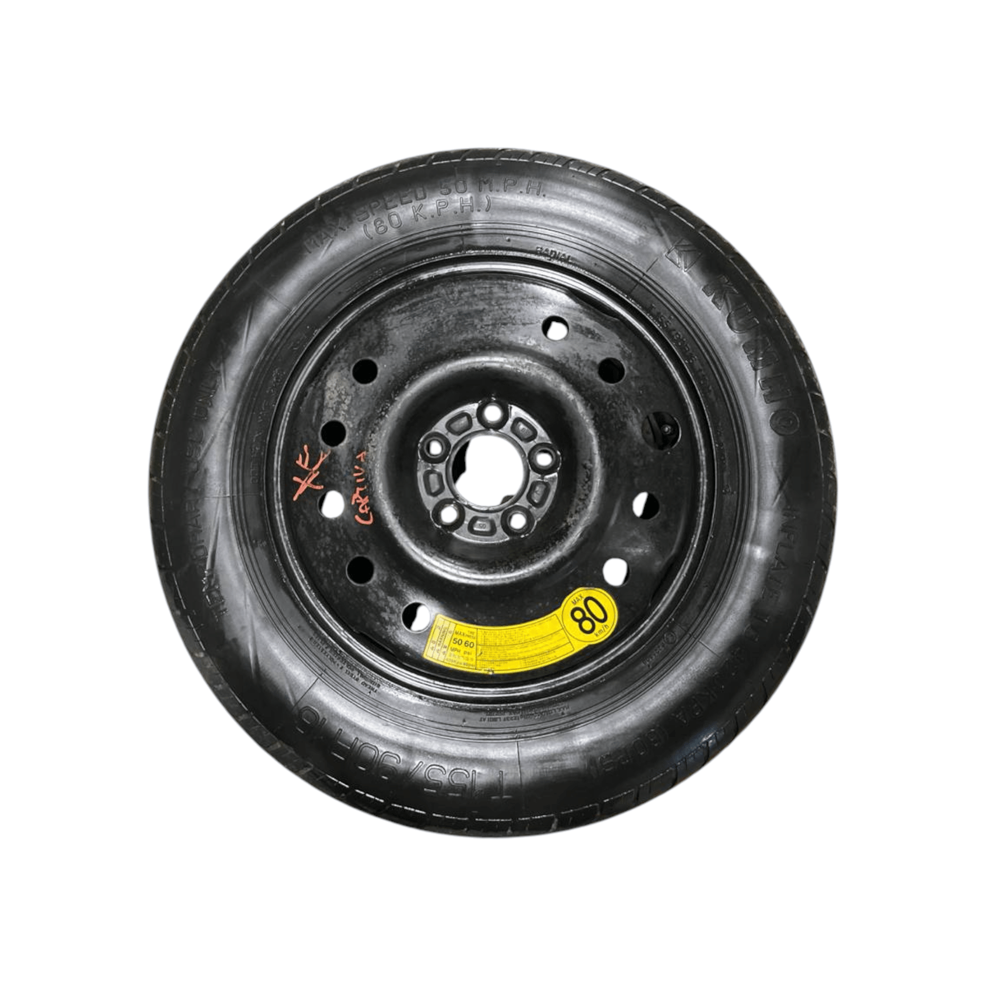 Cerchio / Ruota / Ruotino di scorta Chevrolet Captiva (2006 - 2015) T155 / 90 R16 - F&P CRASH SRLS - Ricambi Usati