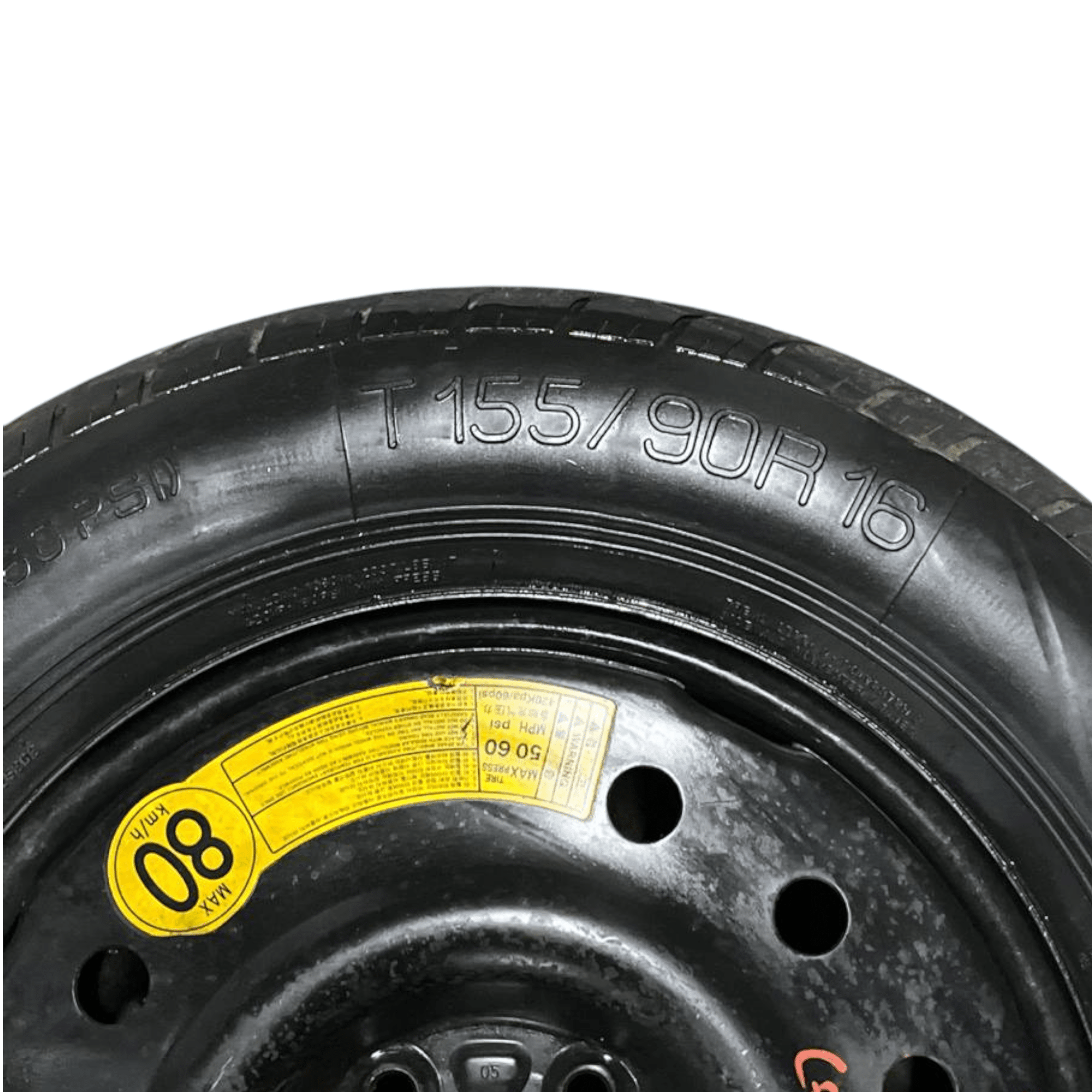 Cerchio / Ruota / Ruotino di scorta Chevrolet Captiva (2006 - 2015) T155 / 90 R16 - F&P CRASH SRLS - Ricambi Usati