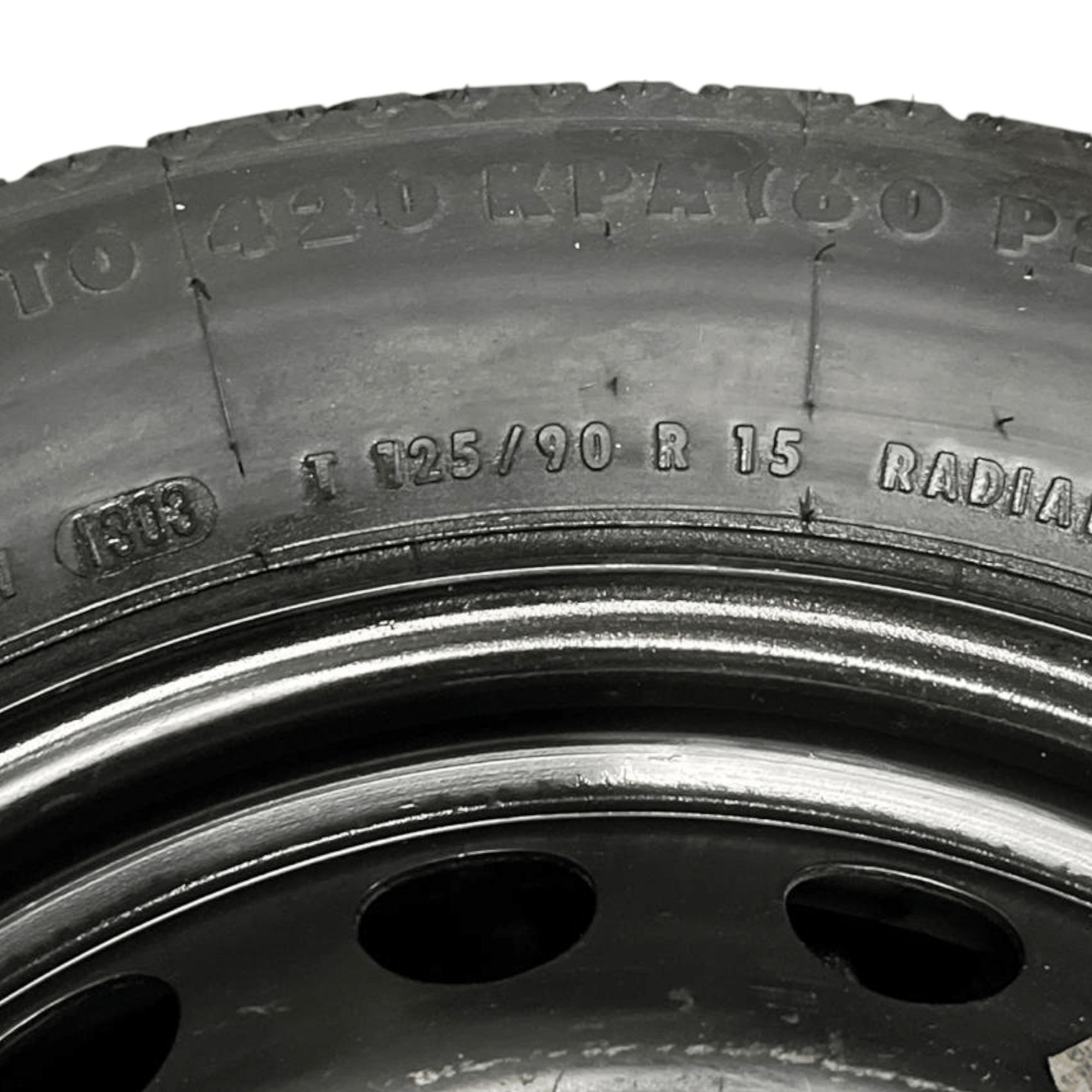 Cerchio / Ruota / ruotino di scorta Fiat Stilo (2001 - 2010) 125 / 90 / R15 4 Fori - F&P CRASH SRLS - Ricambi Usati