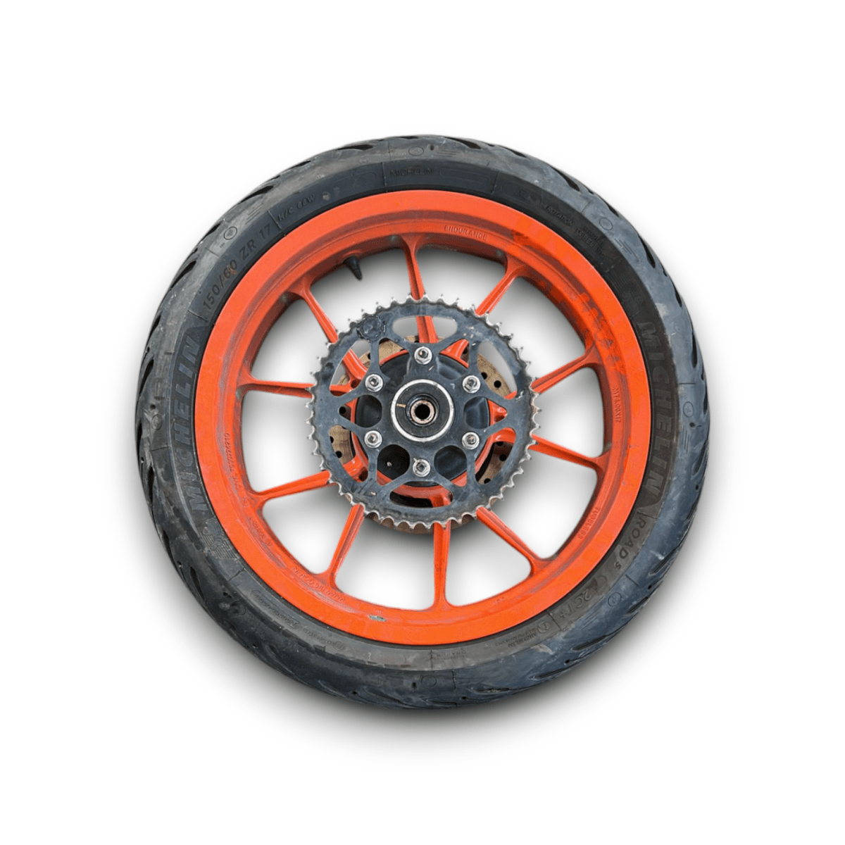 Cerchione posteriore ktm duke 125 (150 - 60 r17) (2018 > 2022) - F&P CRASH SRLS - Ricambi Usati