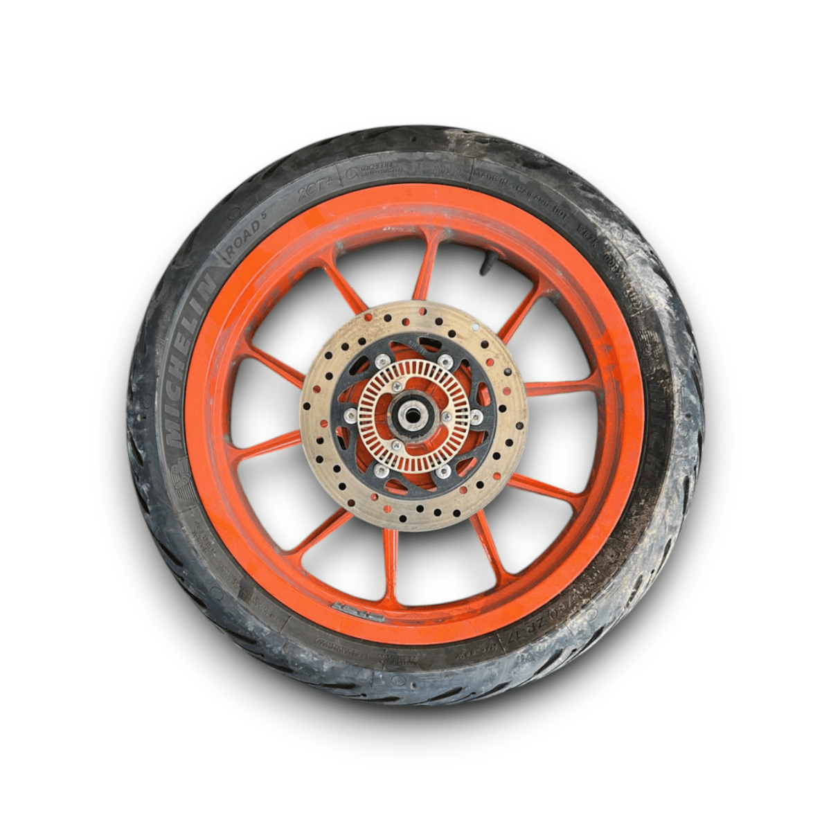 Cerchione posteriore ktm duke 125 (150 - 60 r17) (2018 > 2022) - F&P CRASH SRLS - Ricambi Usati