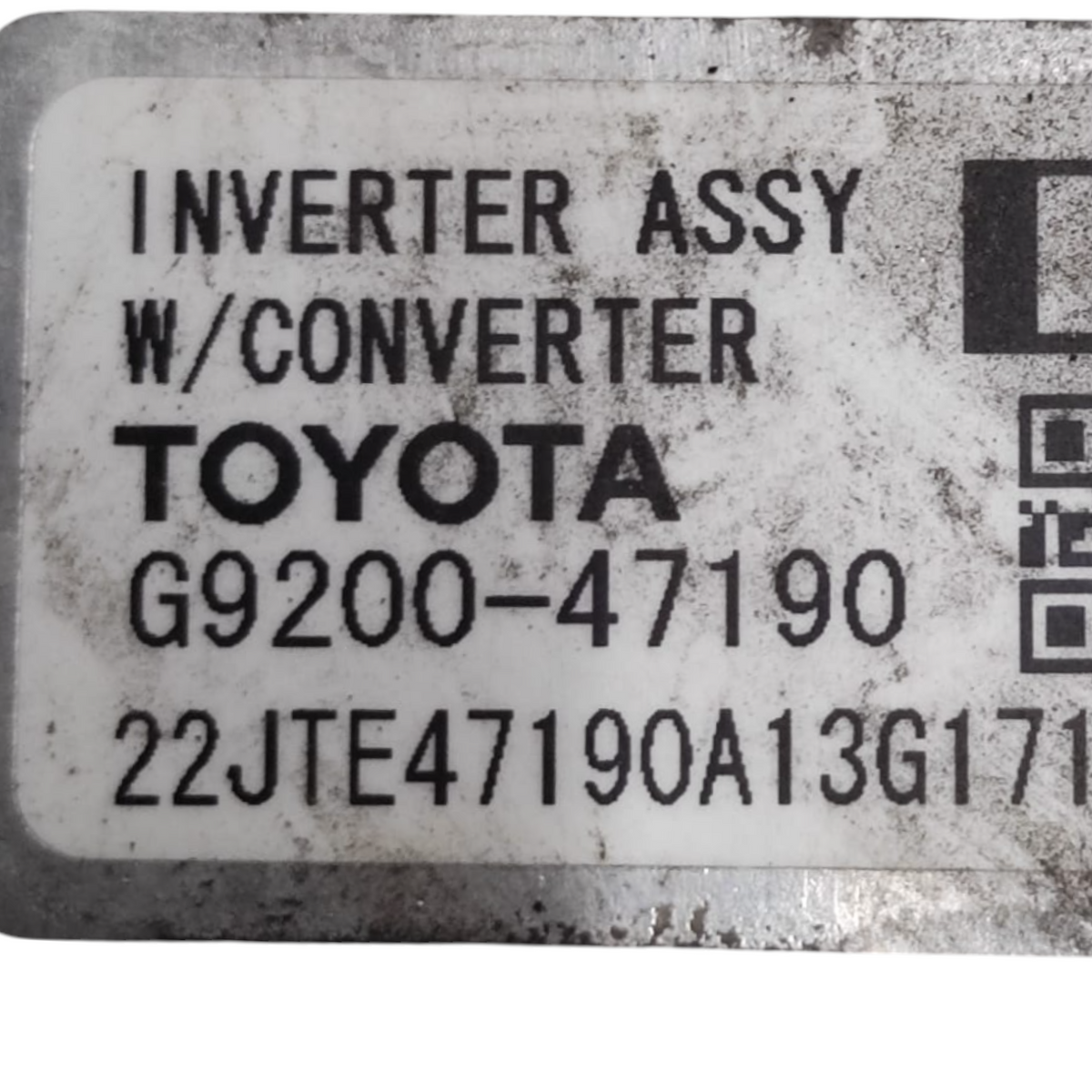 Batteria toyota auris (e180) 1.8 hybrid cod: g920047190 (2012-2018)