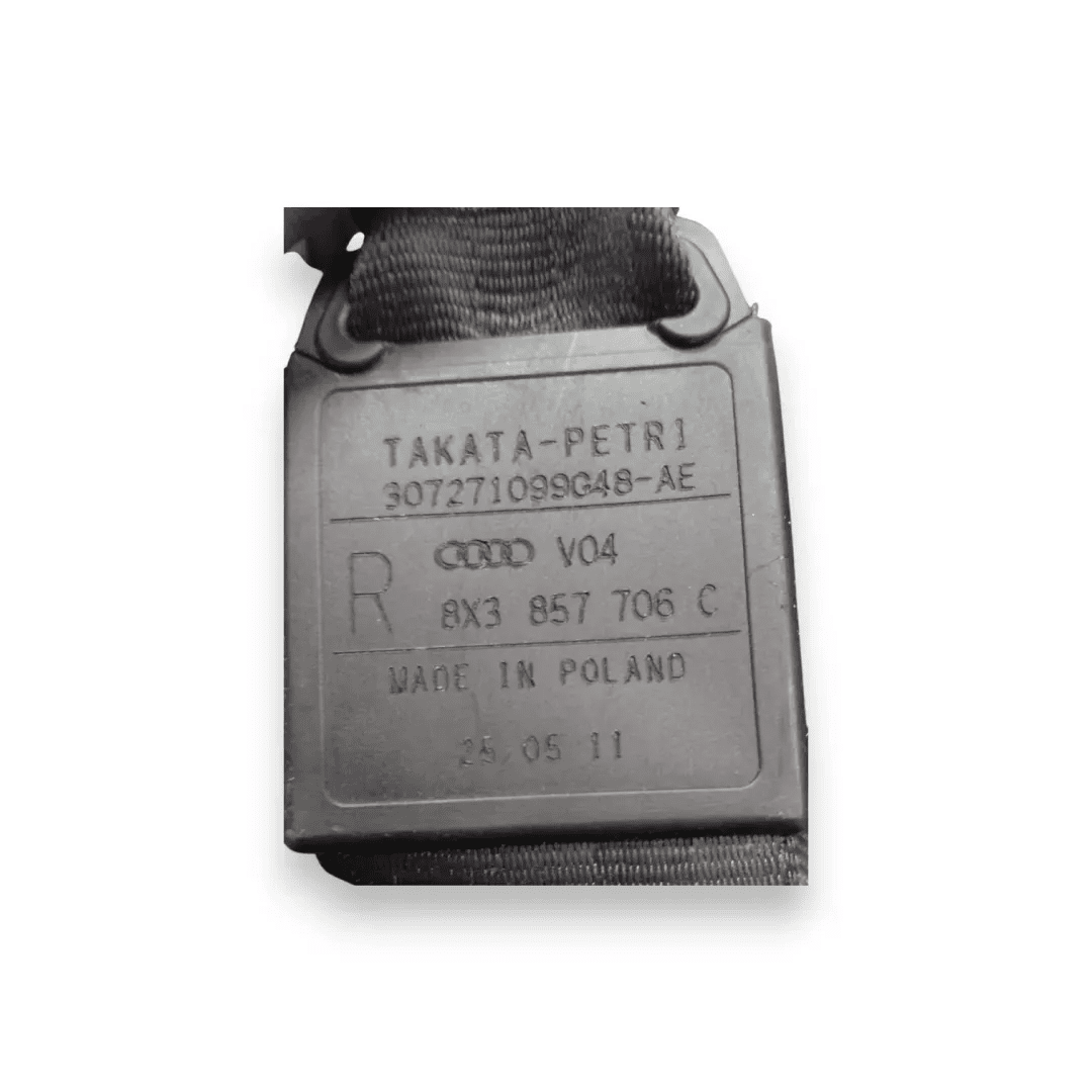 Dettaglio Cintura di sicurezza anteriore destra Audi A1 8X 2010–2019 OEM 8X3857706EV04 - foto 4