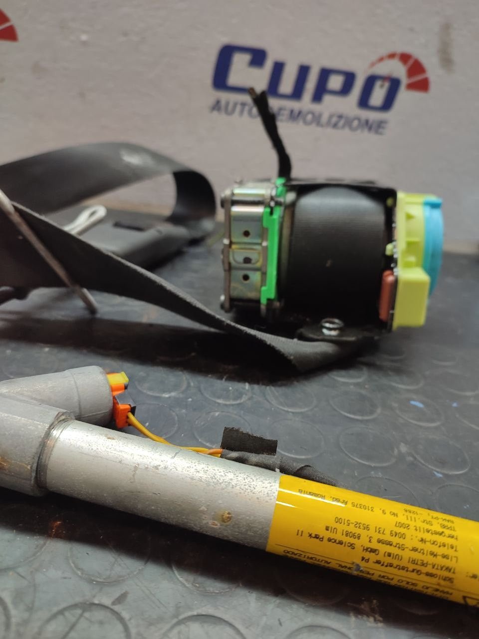 Cintura di sicurezza Anteriore destra CITROEN C4 PICASSO 1.6 HDi cod: 9654964477 - F&P CRASH SRLS - Ricambi Usati