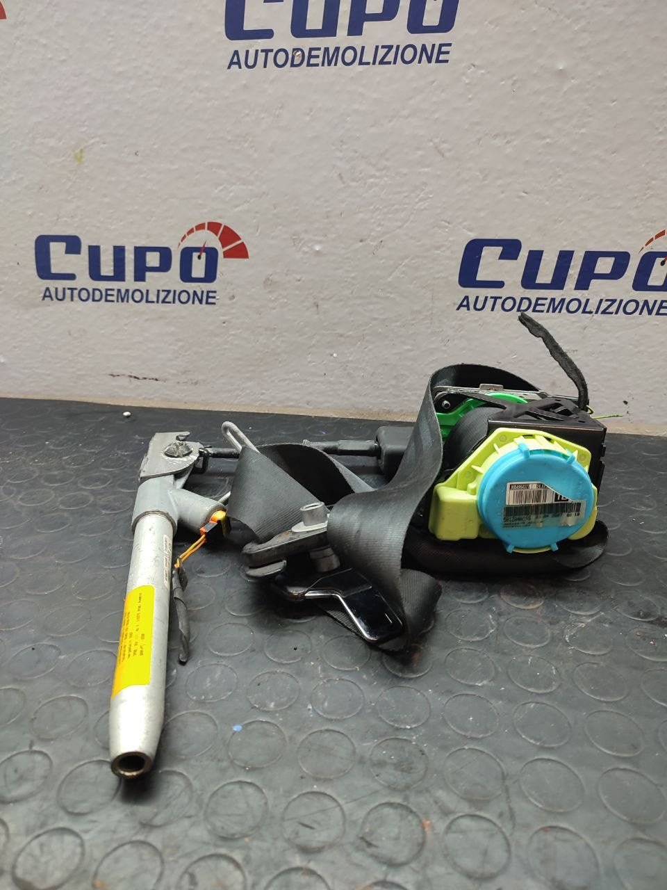 Cintura di sicurezza Anteriore destra CITROEN C4 PICASSO 1.6 HDi cod: 9654964477 - F&amp;P CRASH SRLS - Ricambi Usati