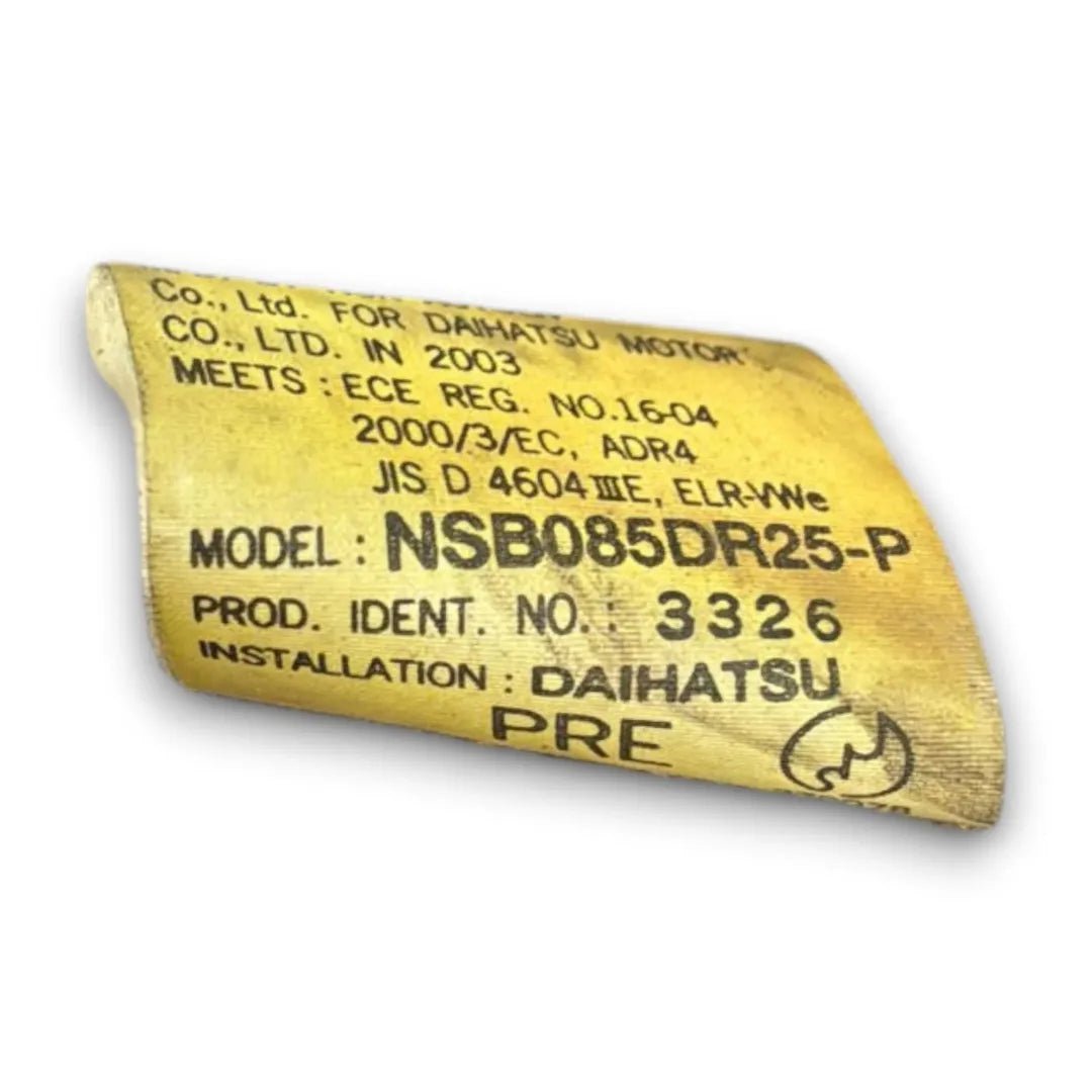 Dettaglio Cintura di sicurezza anteriore destra Daihatsu Terios 1ª Serie 1997–2006 cod. NSB085DR25-P - foto 2