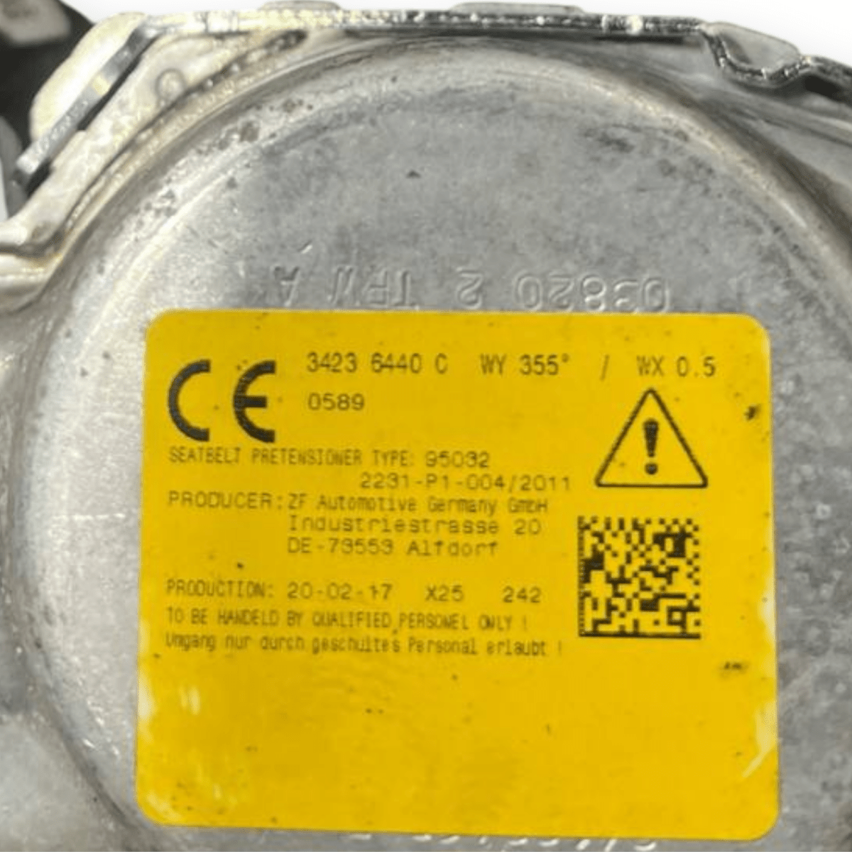 Cintura di Sicurezza anteriore destra (dx) Toyota Proace City (2016 - ) cod: 34236440C - F&P CRASH SRLS - Ricambi Usati