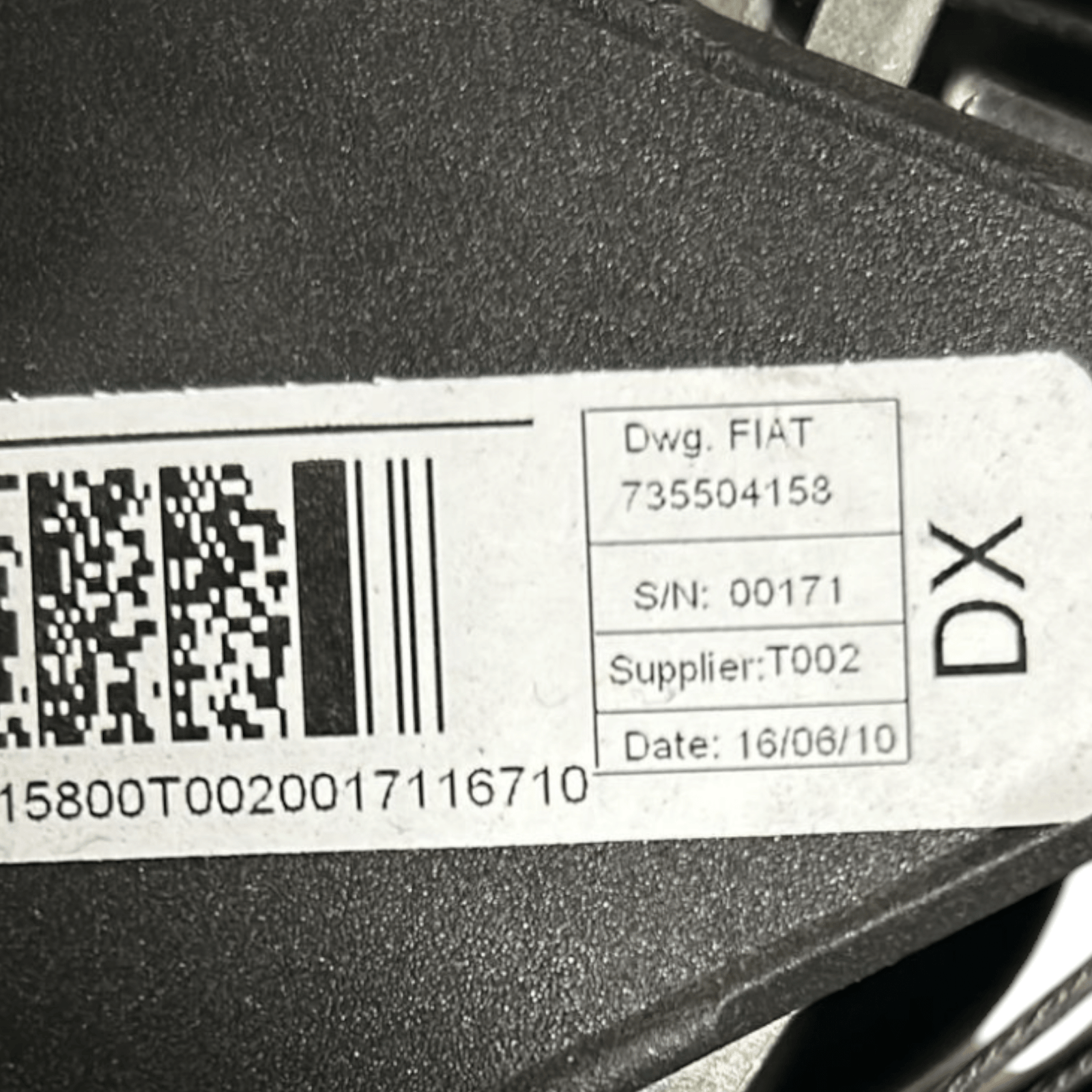 Cintura Di Sicurezza Anteriore Destra Fiat Doblo cod:735504158 (2009 > 2022) - F&P CRASH SRLS - Ricambi Usati