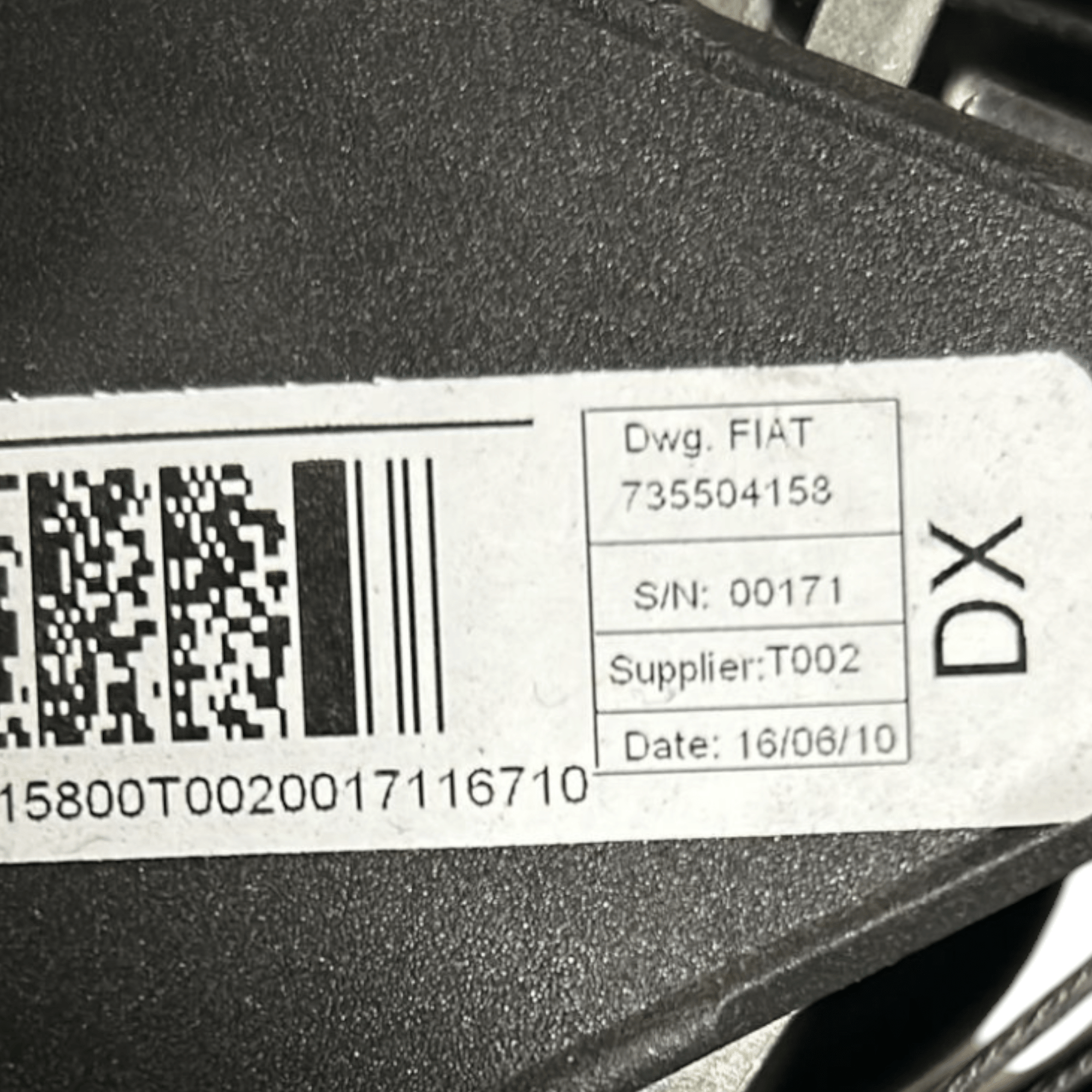 Cintura Di Sicurezza Anteriore Destra Fiat Doblo cod:735504158 (2009 > 2022) - F&P CRASH SRLS - Ricambi Usati