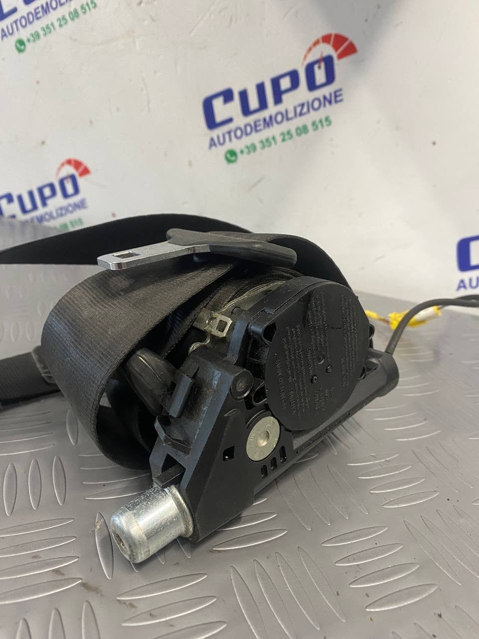 Cintura di sicurezza anteriore destra Fiat Panda 169 (2004) cod: 33046212c - F&amp;P CRASH SRLS - Ricambi Usati