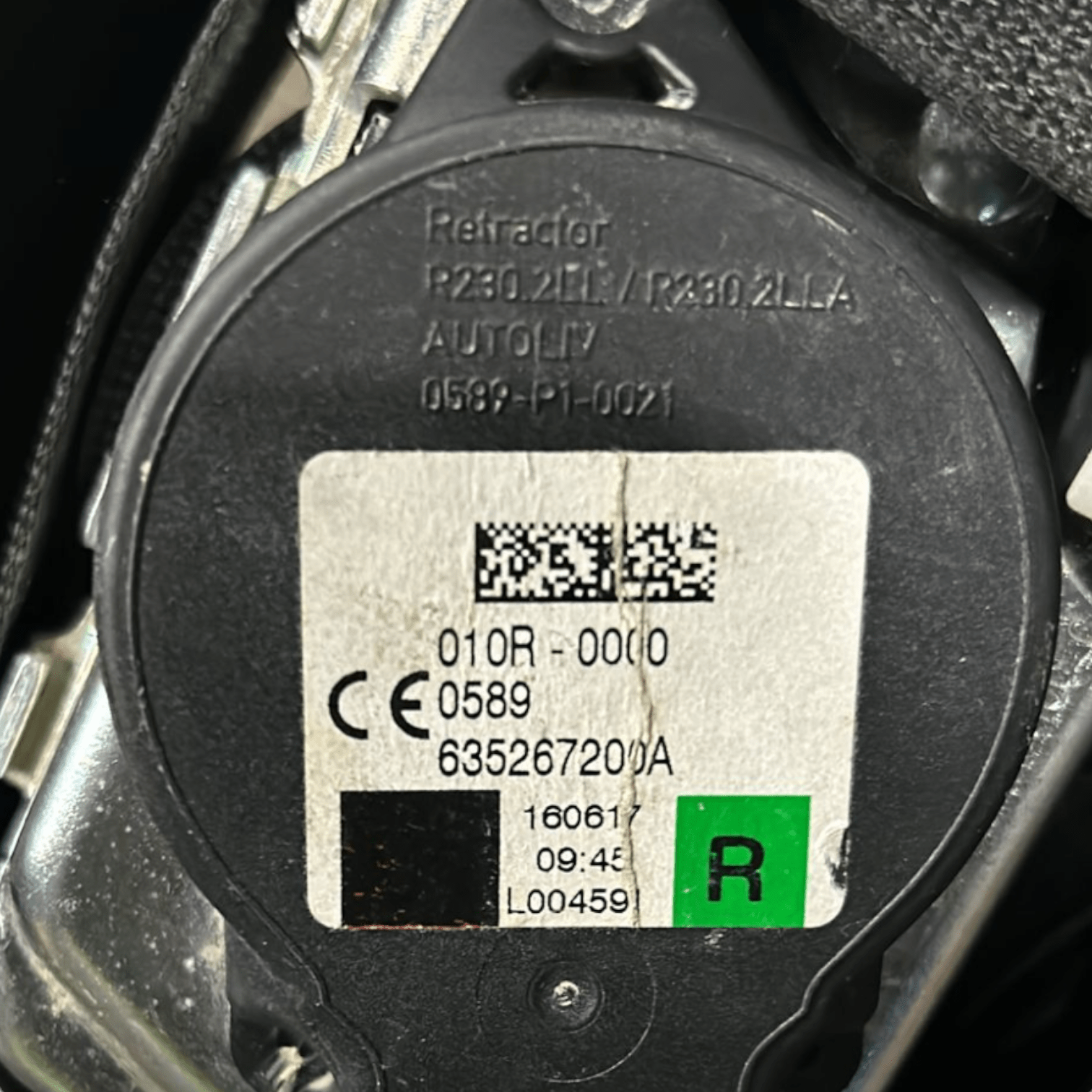 Cintura Di Sicurezza Anteriore Destra Mini Clubman F54 cod:635267200A (2015 > 2024) - F&P CRASH SRLS - Ricambi Usati