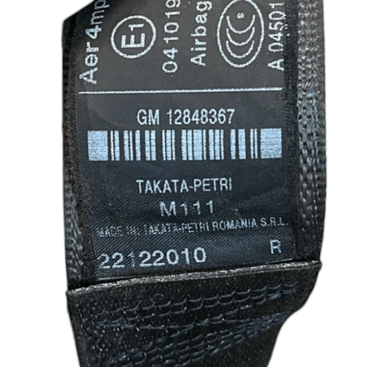 Cintura di sicurezza anteriore Destra Opel Insignia A cod.12848367 (2008 - 2017) - F&P CRASH SRLS - Ricambi Usati