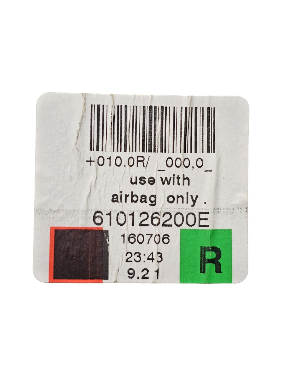 Cintura Di Sicurezza Anteriore Destro BMW Serie 5 F10 Cod:610126200E (2010 - 2017) - F&P CRASH SRLS - Ricambi Usati