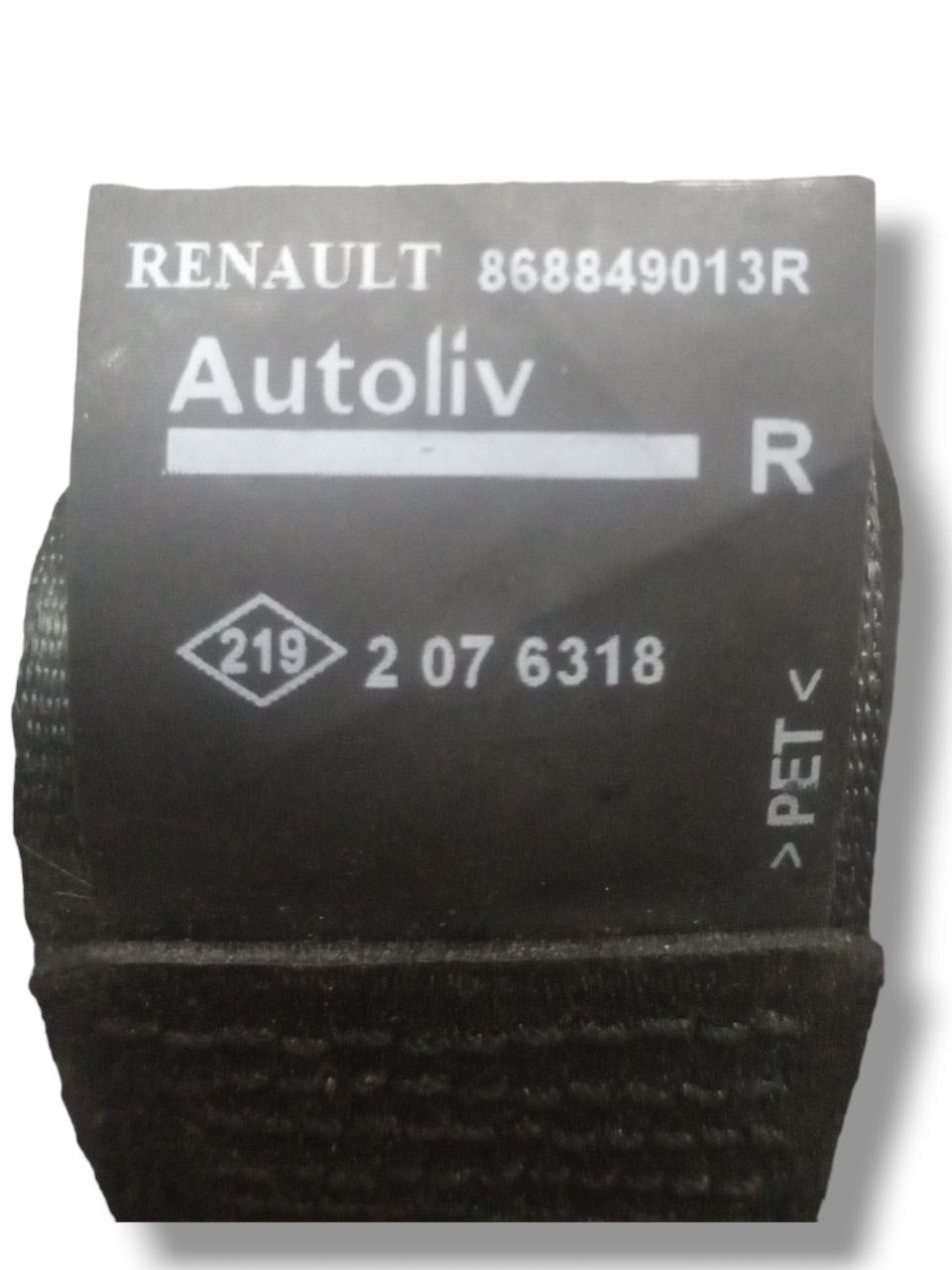 Cintura di Sicurezza anteriore destro (dx) Dacia Dokker (2012) cod: 868849013R - F&P CRASH SRLS - Ricambi Usati