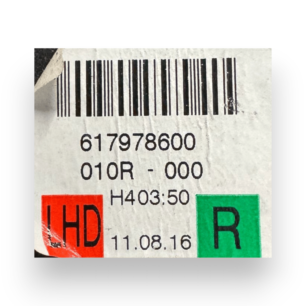 Cintura di sicurezza anteriore destro (dx) Volkswagen Golf VI cod.617978600 (2008 - 2012) - F&P CRASH SRL - Ricambi Usati