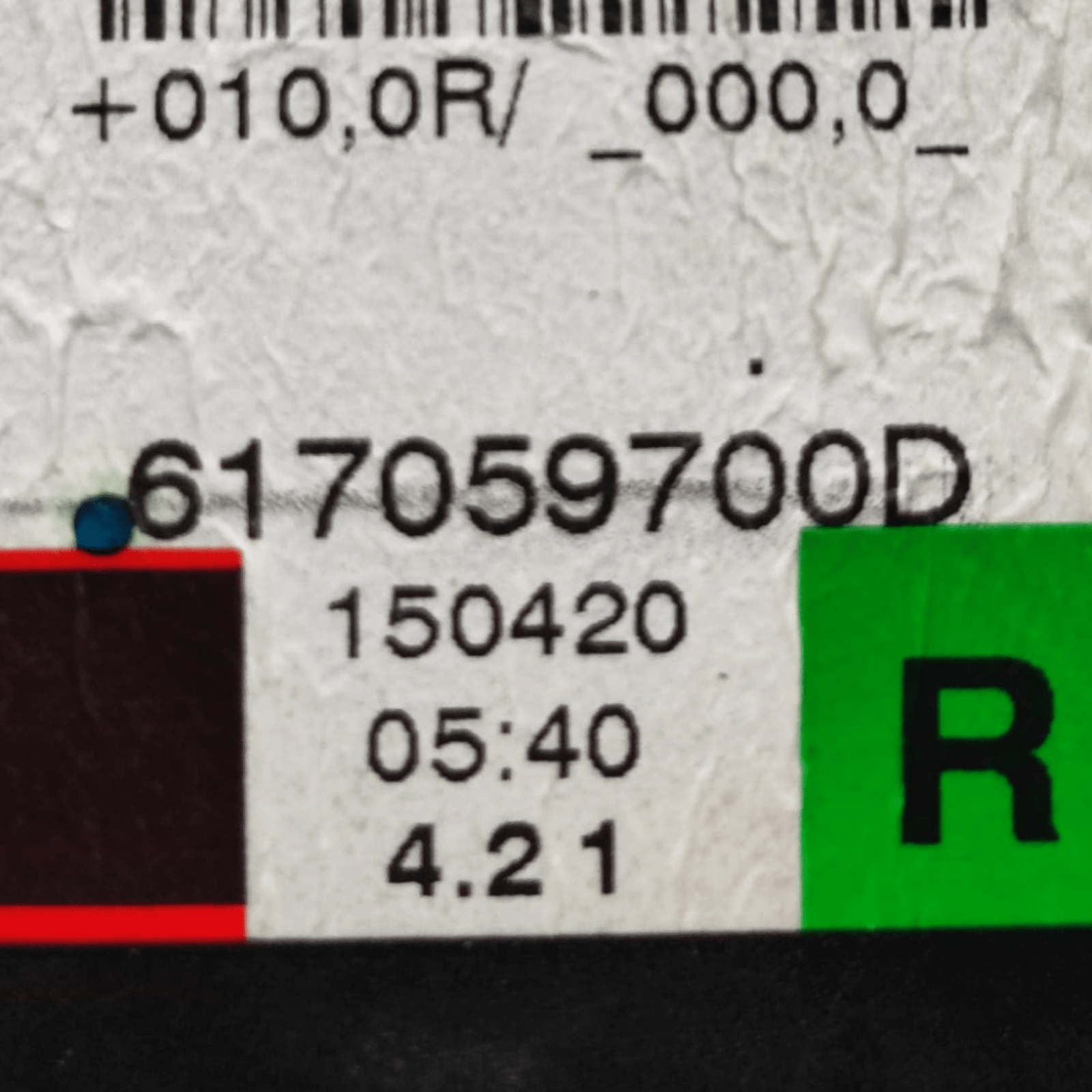 Cintura Di Sicurezza Anteriore Destro Mini Countryman R60 COD: 617059700D (2010 - 2016) - F&P CRASH SRLS - Ricambi Usati