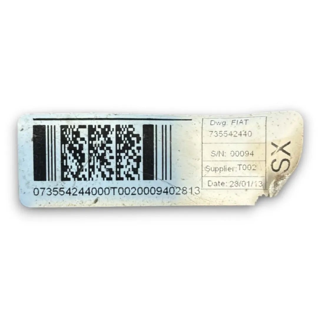 Cintura di sicurezza anteriore sinistra Fiat Doblò II 2009–2015 OEM 735542440 - F&P CRASH SRL - Ricambi Usati