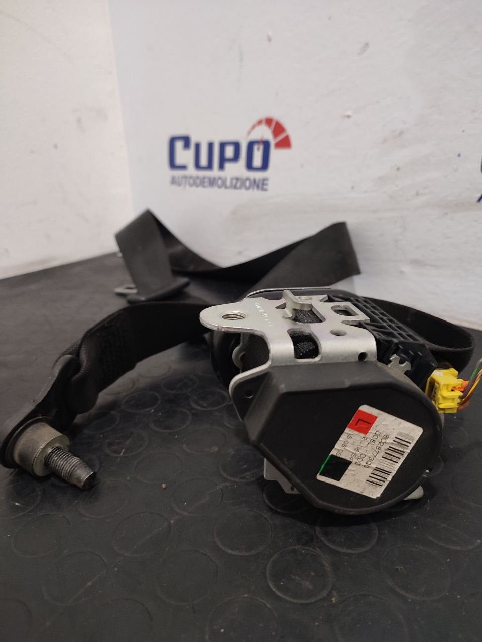 Cintura di sicurezza anteriore sinistra MERCEDES-BENZ CLASSE A W169 cod: 602877300 - F&P CRASH SRLS - Ricambi Usati