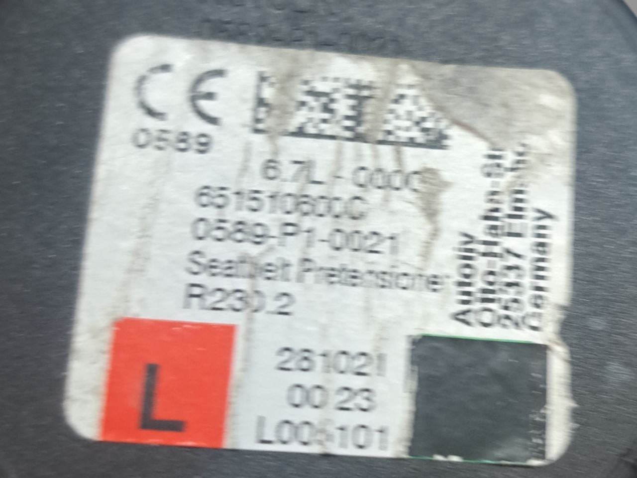 Cintura di sicurezza anteriore sinistra (sx) Hyundai Tucson TL (2022) COD:651510600C - F&P CRASH SRLS - Ricambi Usati