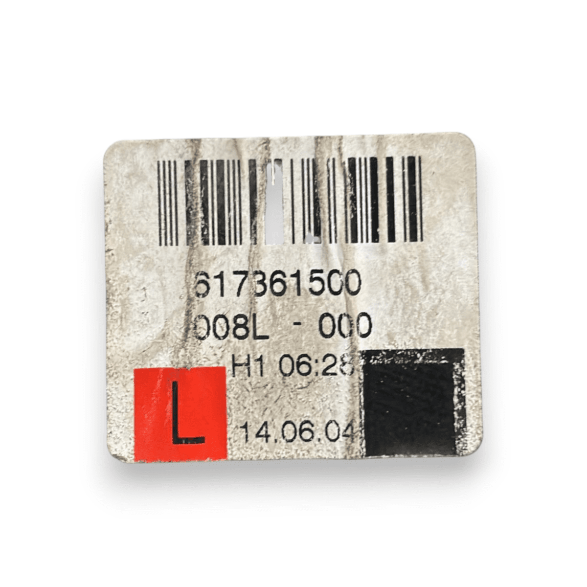 Left front seat belt (sx) for Lancia Ypsilon II code:617361500 (2011 - 2025) - F&P CRASH SRL - Used Parts