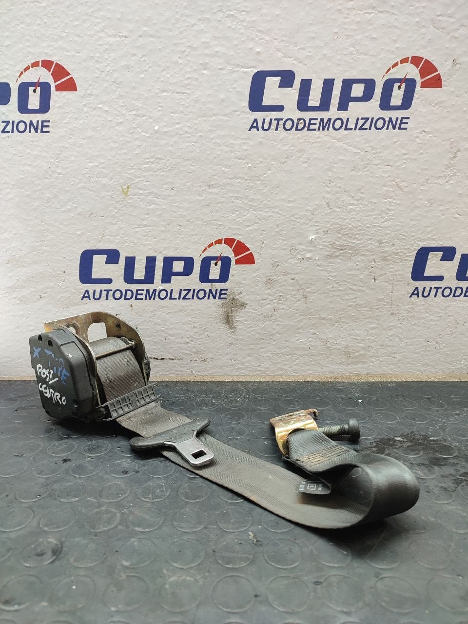 Cintura di Sicurezza posteriore centrale JAGUAR X-TYPE (2002) cod: 33013418 - F&P CRASH SRLS - Ricambi Usati