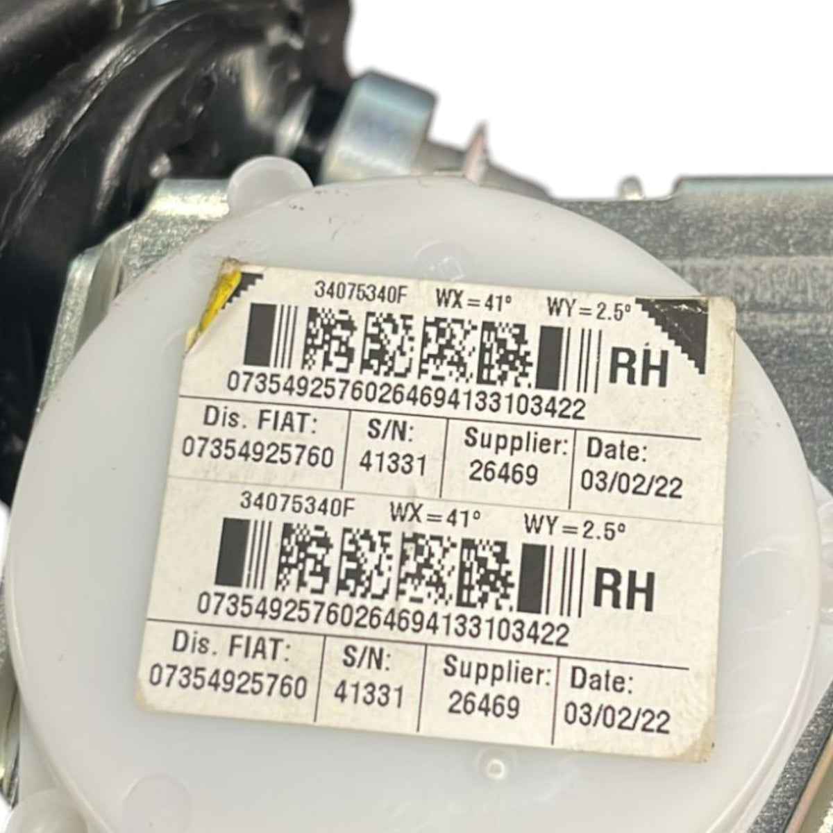 Cintura Di Sicurezza Posteriore Destra 500 Abarth cod:07354925760 (2018 >) - F&P CRASH SRLS - Ricambi Usati