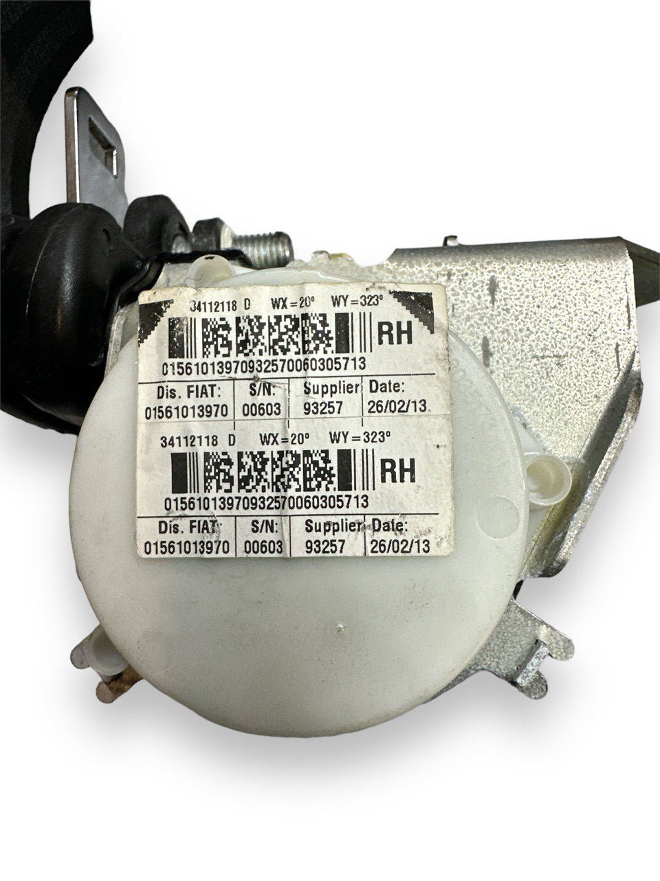 Cintura di sicurezza posteriore destra Alfa Romeo Giulietta 2.0 jtdm (2016) cod: 01561013970 - F&P CRASH SRLS - Ricambi Usati