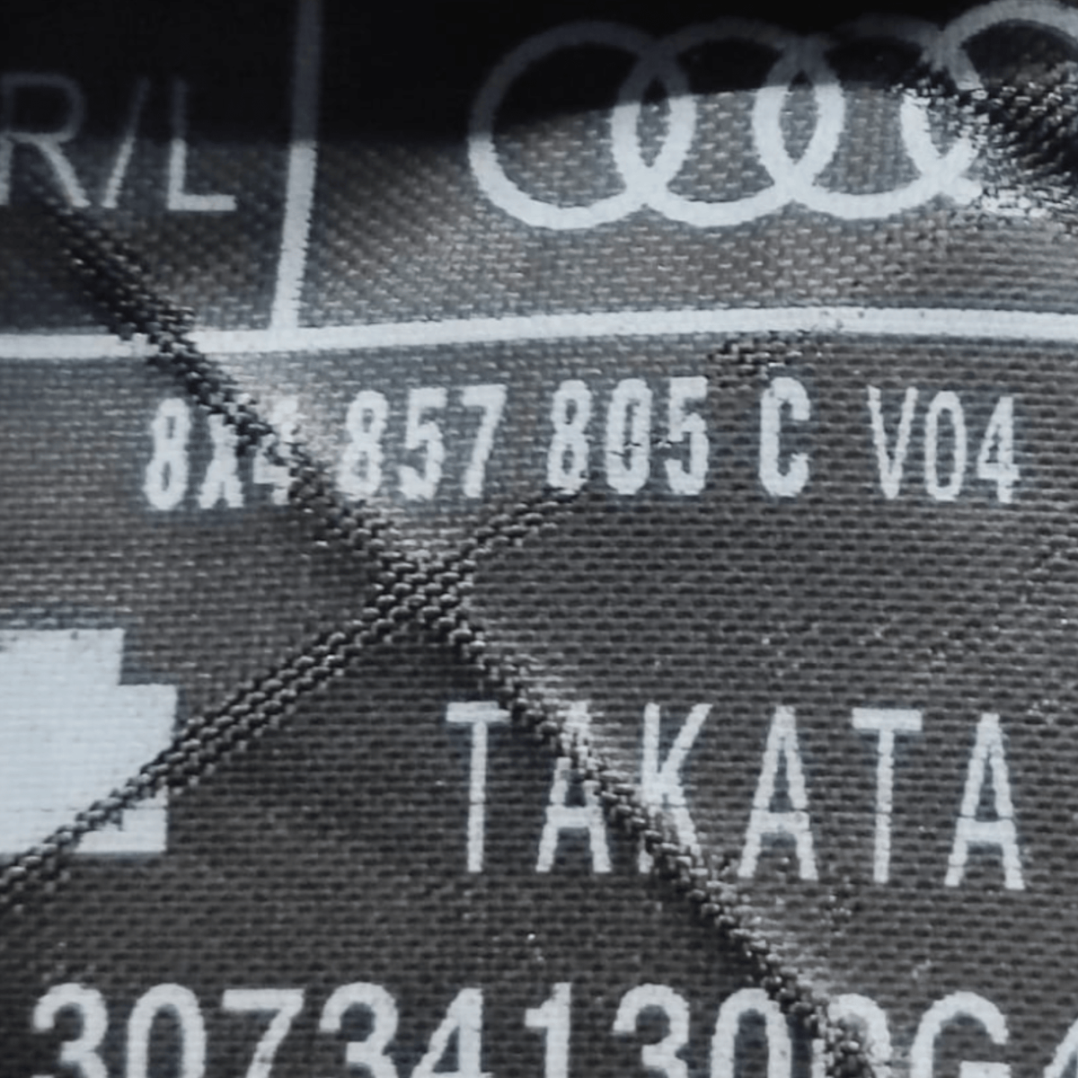 Cintura Di Sicurezza Posteriore Destra Audi A1 8X COD: 8X4857805C (2010 - 2018) - F&P CRASH SRLS - Ricambi Usati