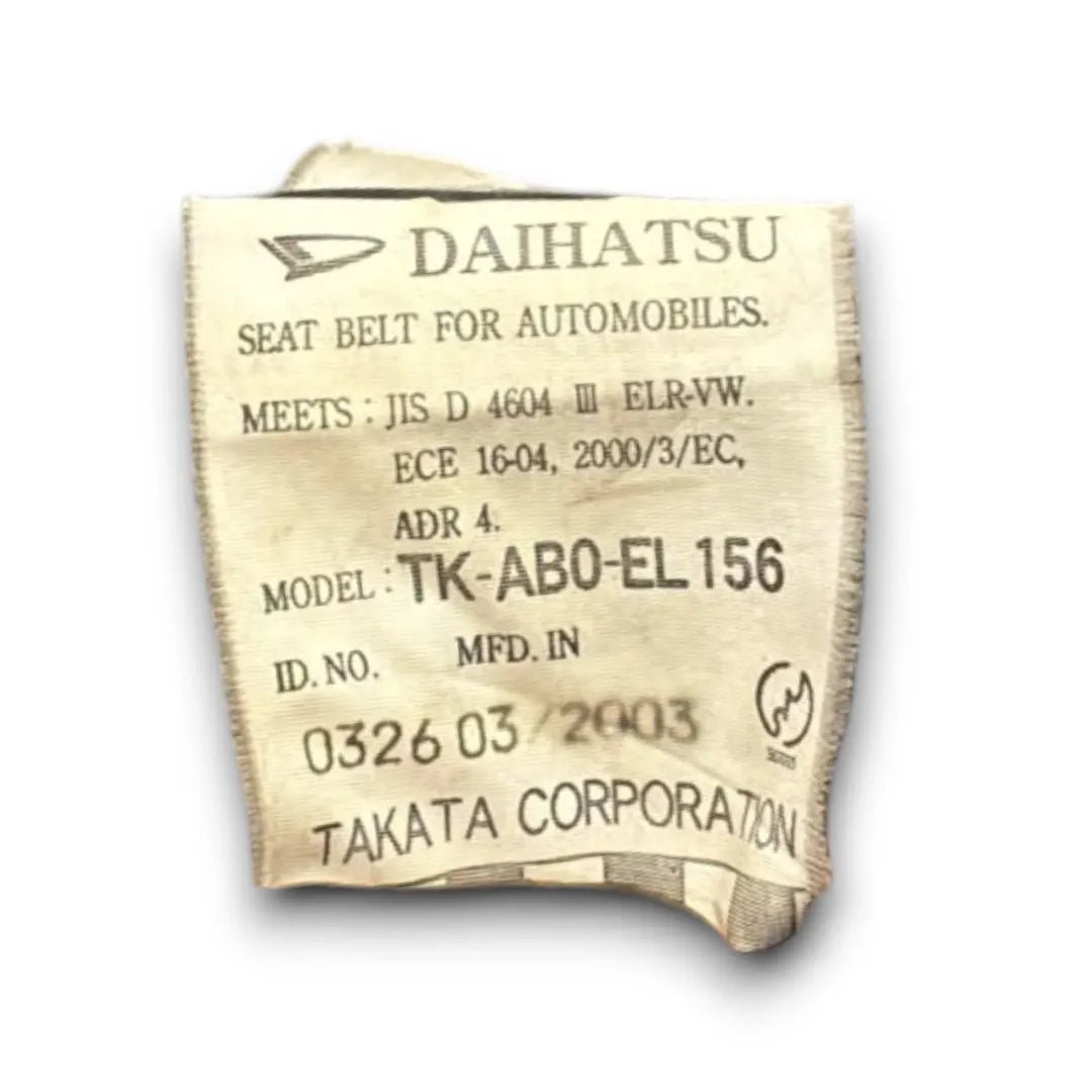 Cintura di sicurezza posteriore destra Daihatsu Terios 1ª Serie cod. TK-AB0-EL156 - F&P CRASH SRL - Ricambi Usati
