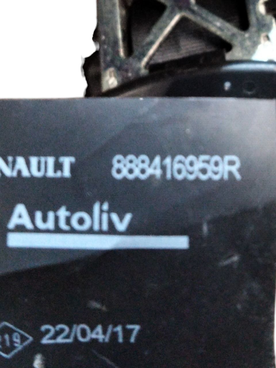 Cintura Di Sicurezza Posteriore Destra dx Dacia Sandero Stepway / logan (2009-2019) cod.888416959R - F&P CRASH SRLS - Ricambi Usati