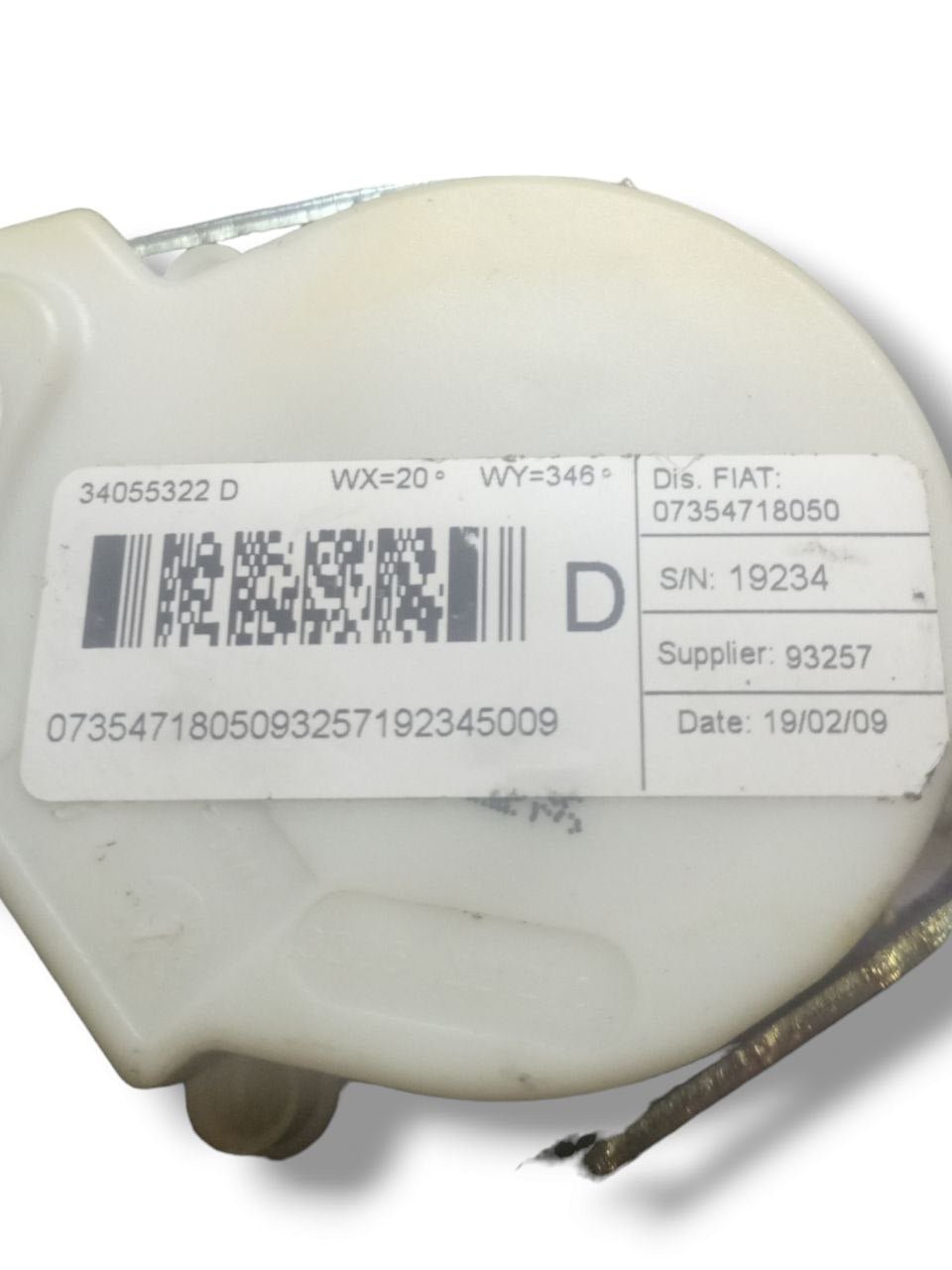 Cintura di Sicurezza posteriore destra (dx) Lancia Delta (2009) cod: 07354718050 - F&P CRASH SRLS - Ricambi Usati