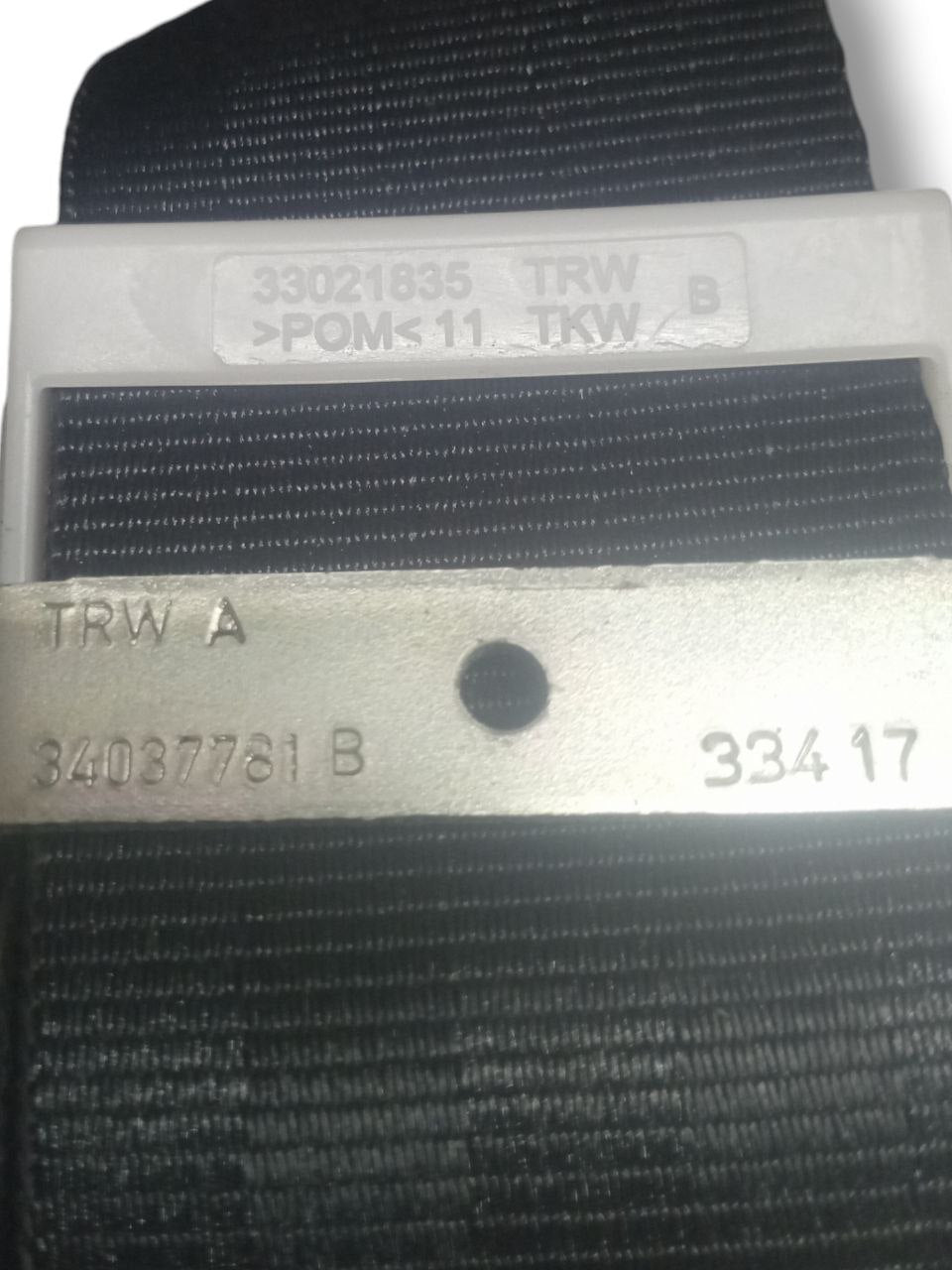 Cintura di Sicurezza posteriore destra Ford Fiesta (2013) cod: 34037781B - F&P CRASH SRLS - Ricambi Usati