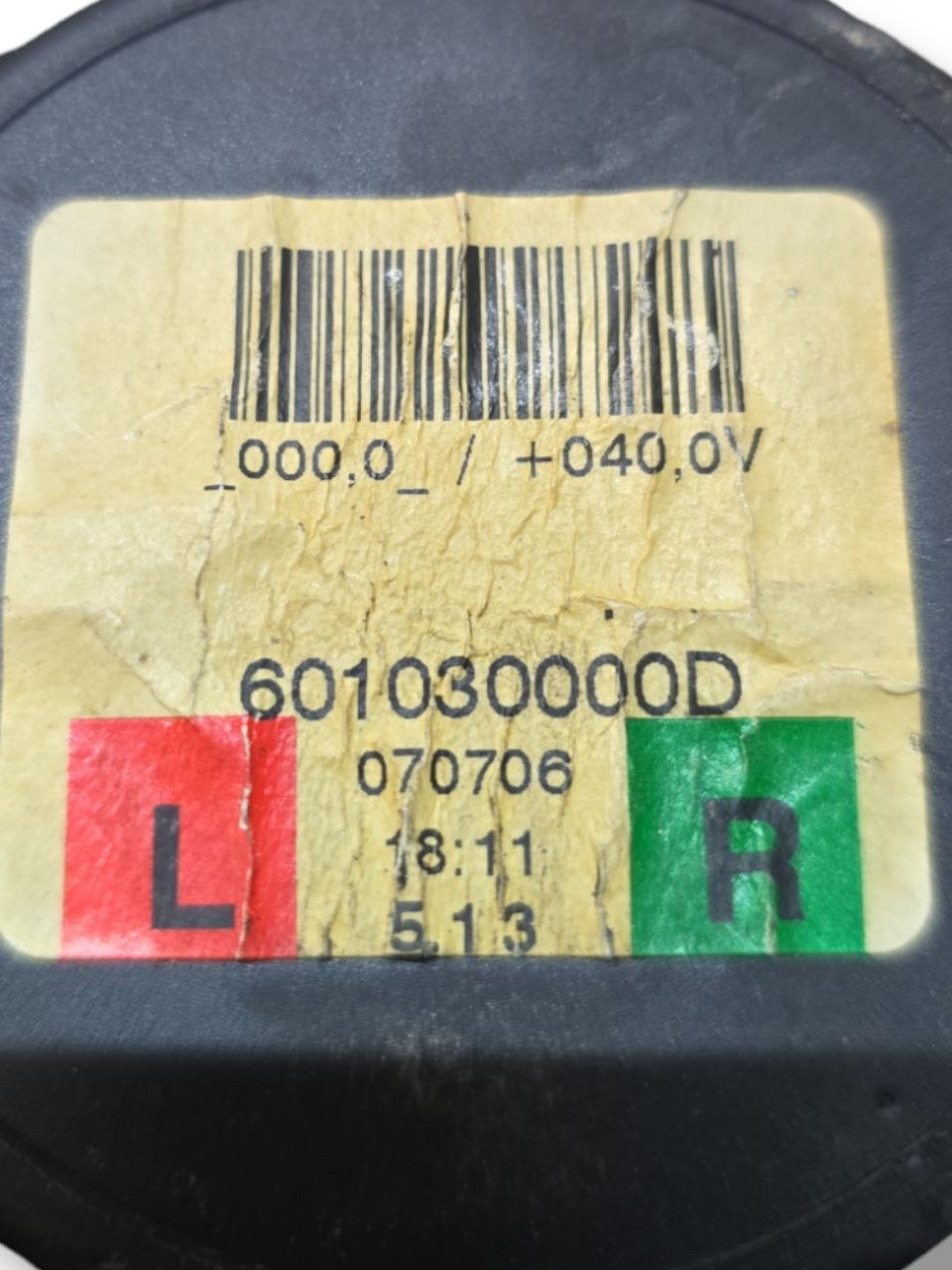 Cintura Di Sicurezza Posteriore Destra Mini One R56 ( 2006 - 2013 ) Cod : 601030000D - F&P CRASH SRLS - Ricambi Usati