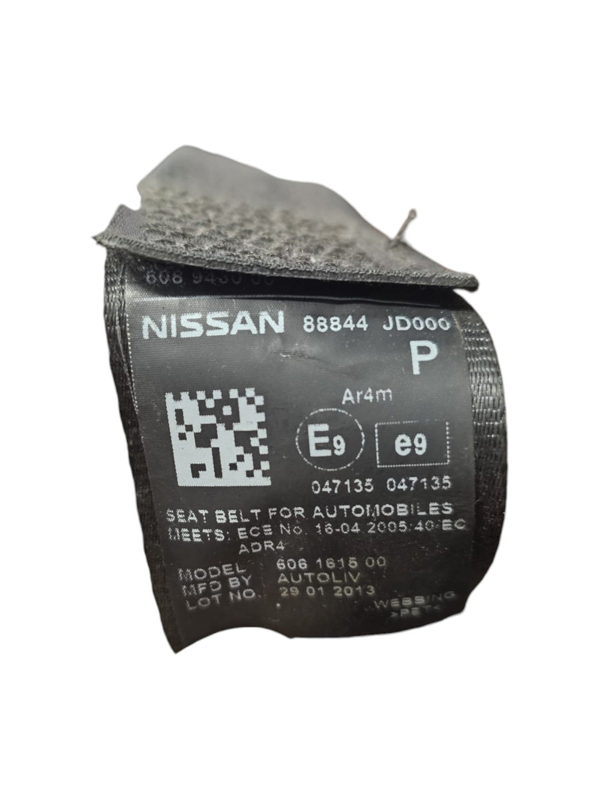 Cintura Di Sicurezza Posteriore destra Nissan Qashqai J10 Cod:88844JD000 (2006 - 2014) - F&P CRASH SRLS - Ricambi Usati