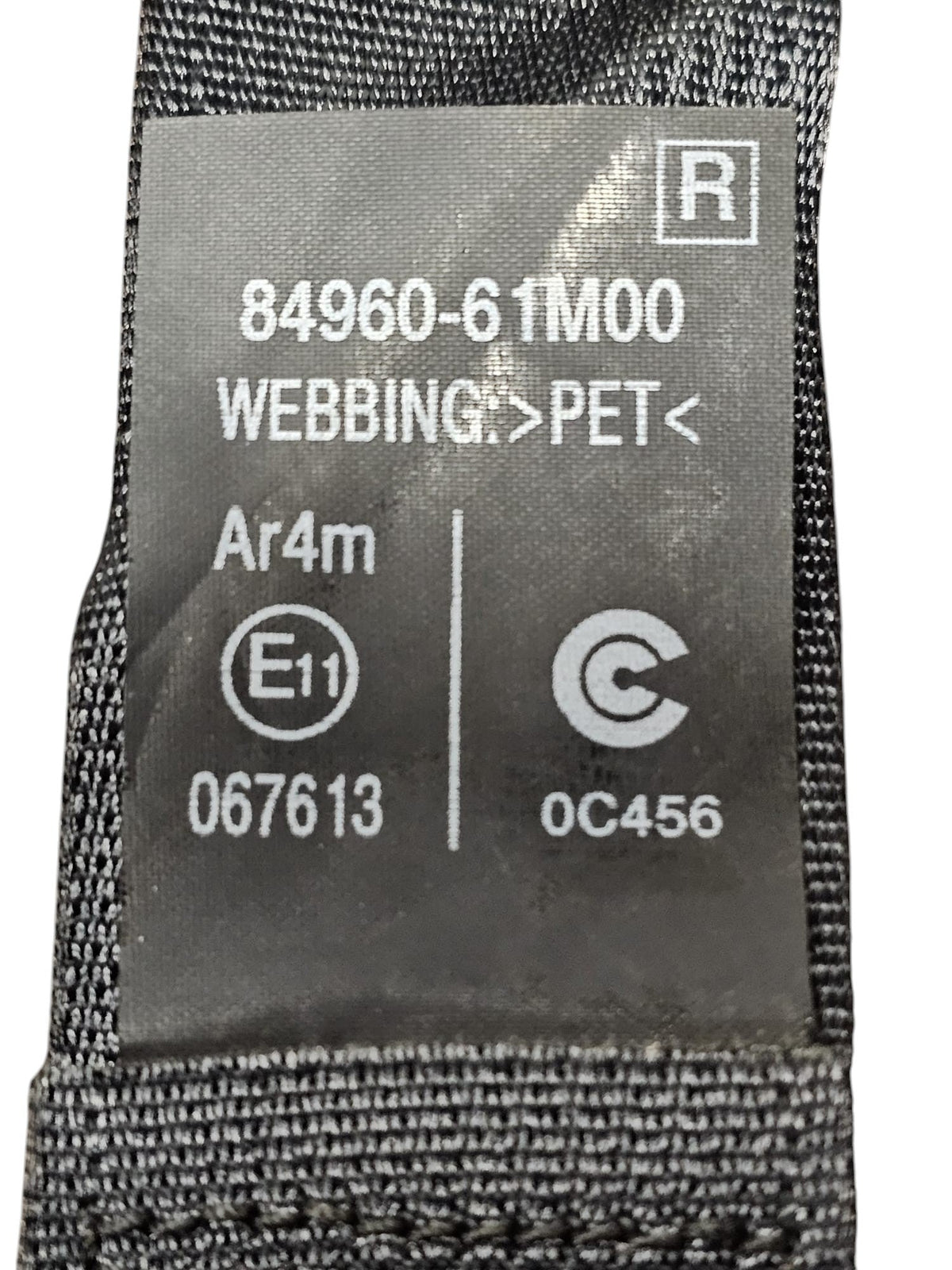 Cintura Di Sicurezza Posteriore Destra Suzuki S - Cross JY Cod:8496061M00 (2013 - 2022) - F&P CRASH SRLS - Ricambi Usati