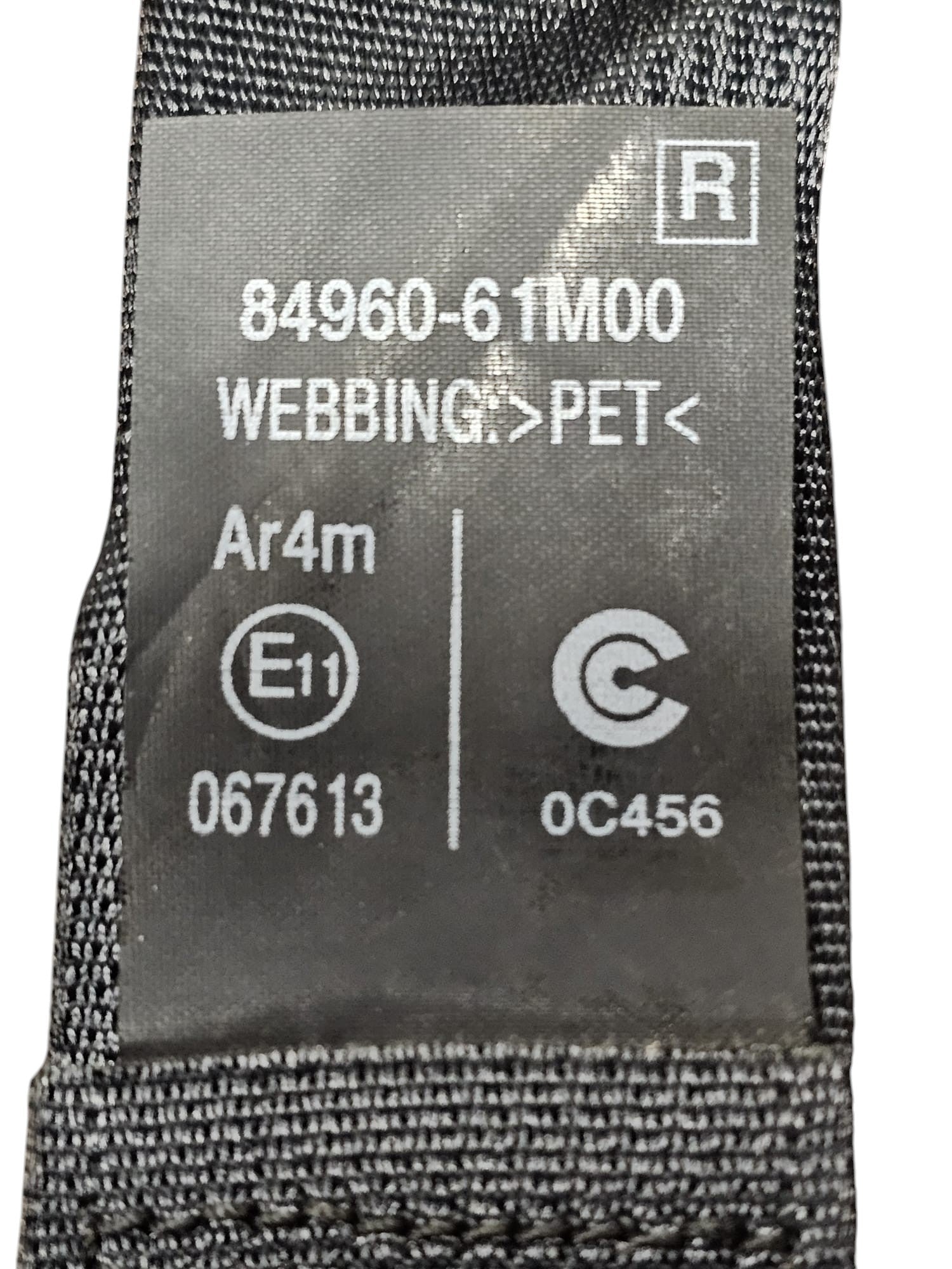Cintura Di Sicurezza Posteriore Destra Suzuki S - Cross JY Cod:8496061M00 (2013 - 2022) - F&P CRASH SRLS - Ricambi Usati