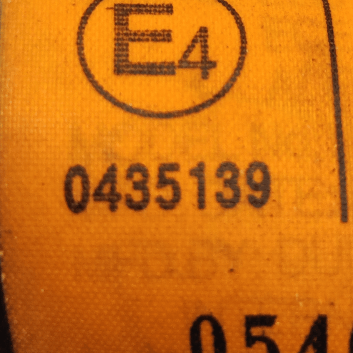 Cintura Di Sicurezza Posteriore Destro Chevrolet Captiva COD: 0435139 (2006 - 2018) - F&P CRASH SRLS - Ricambi Usati