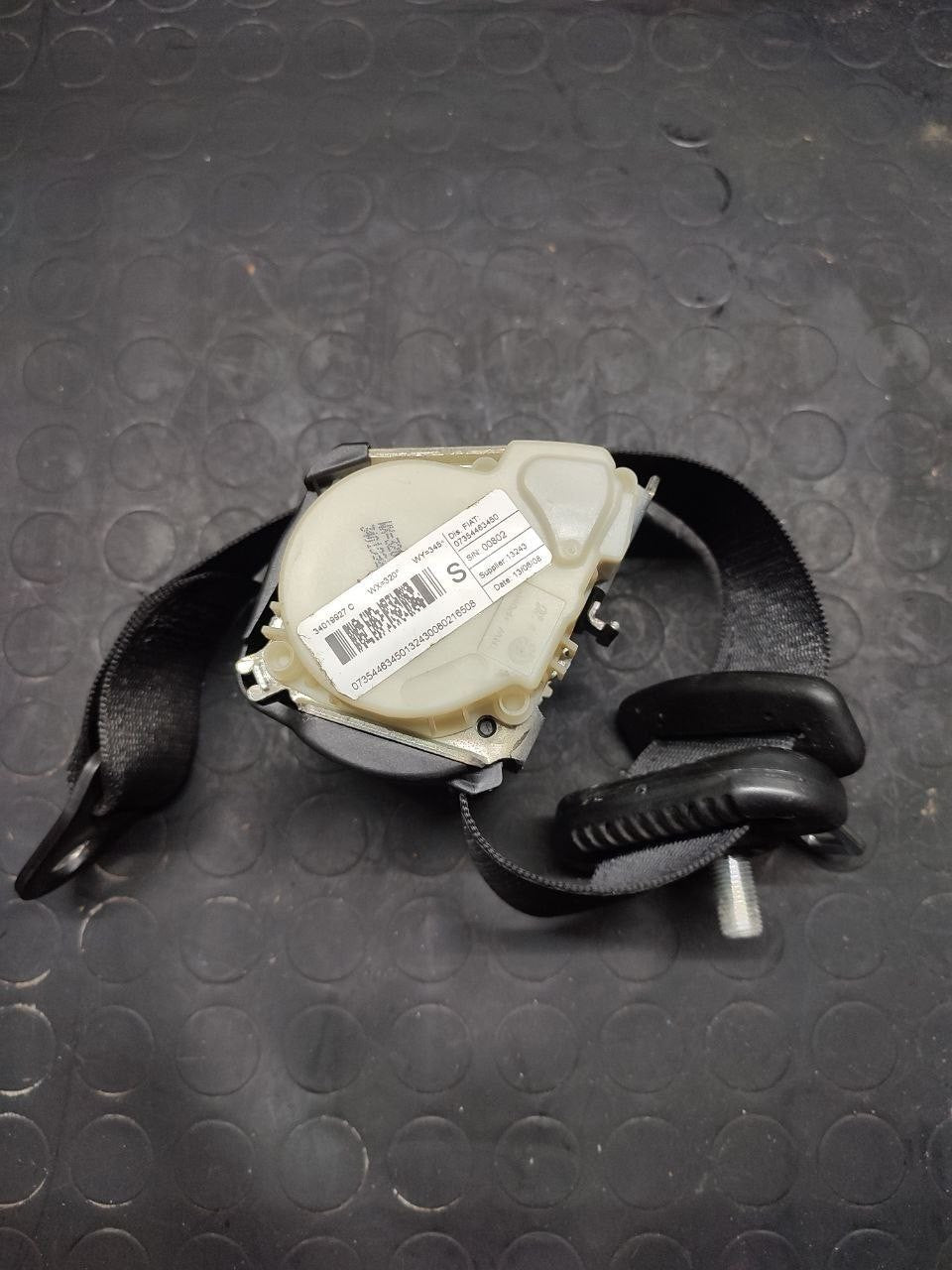 Cintura Di Sicurezza Posteriore Destro Fiat Bravo (198) (2010) Cod:07354463430 - F&P CRASH SRLS - Ricambi Usati