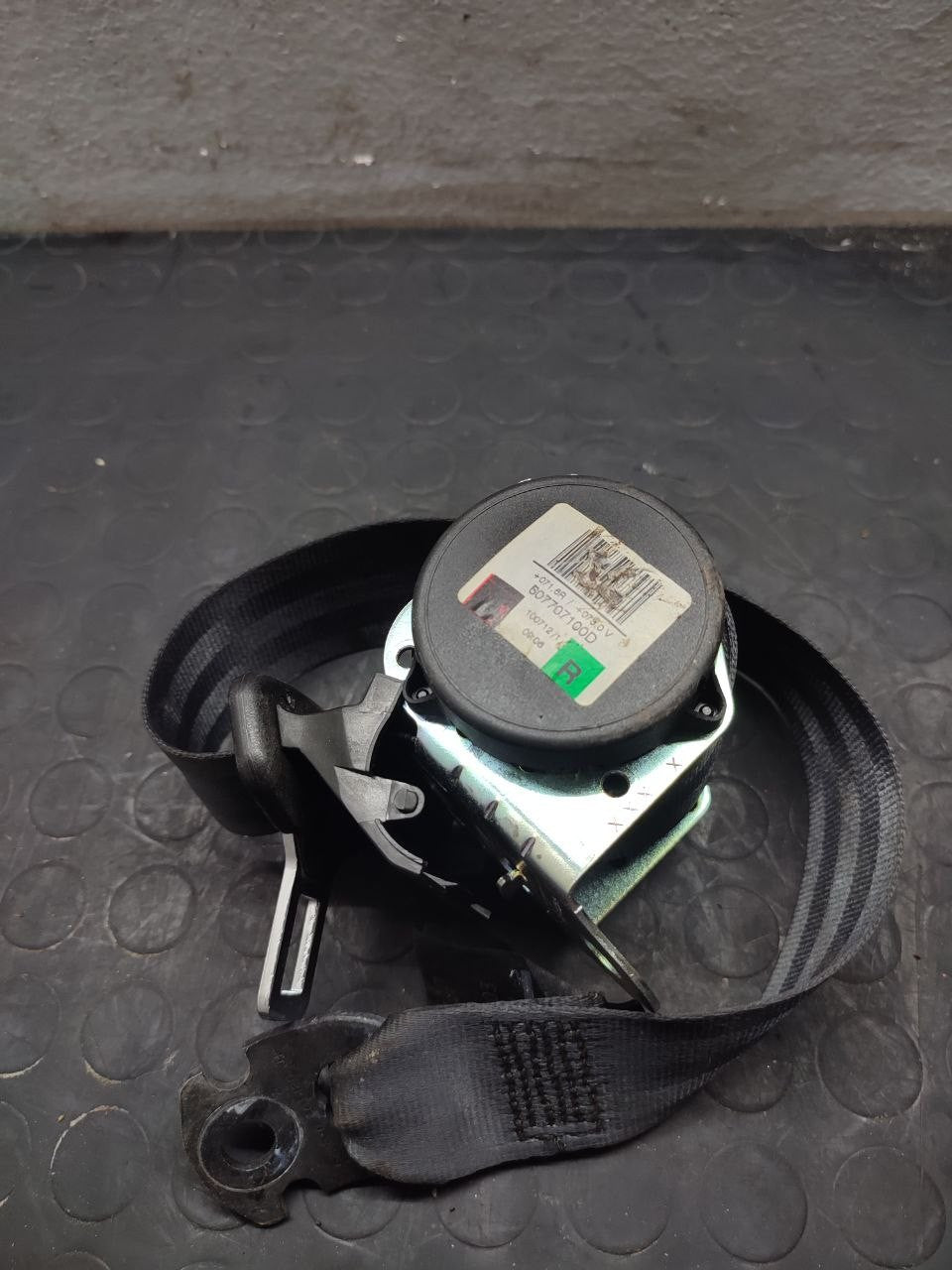 Cintura Di Sicurezza Posteriore Destro Fiat Punto Evo (199) (2011) Cod:607707100D - F&P CRASH SRLS - Ricambi Usati